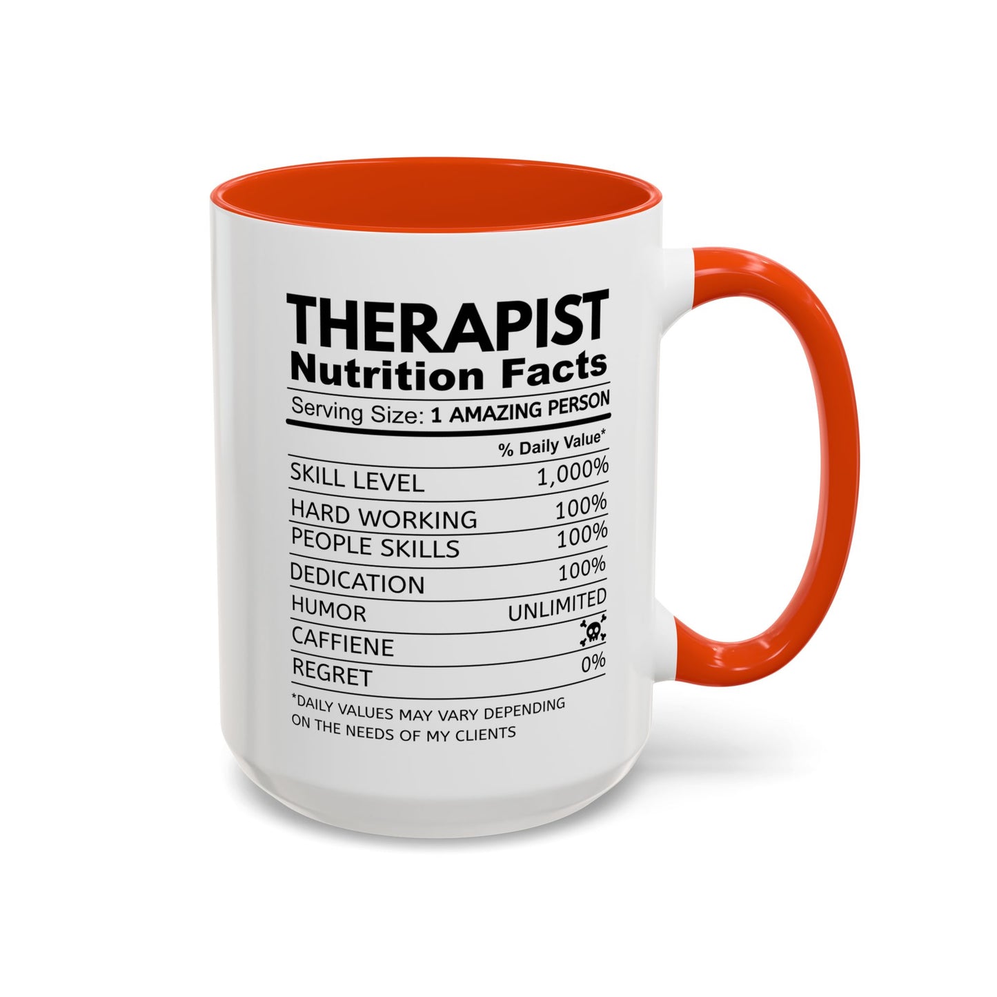 Colorful Therapist Nutrition Facts Mug - Perfect Gift for Mental Health Advocates, Unique Coffee Cup, Motivational Gift for Therapists, Funny Office [...]