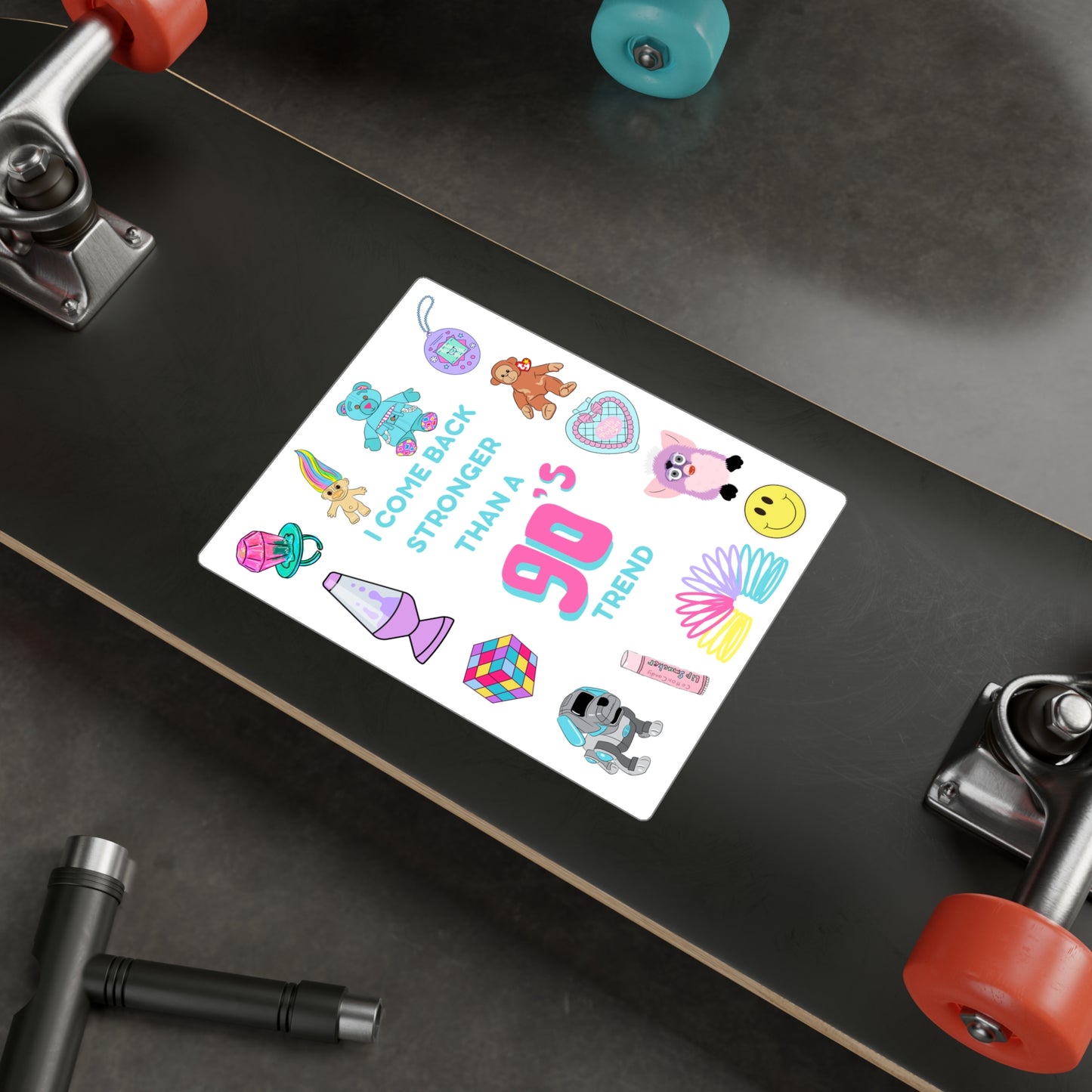 I come back stronger than a 90s trend - Swiftie - Willow - water resistant vinyl sticker