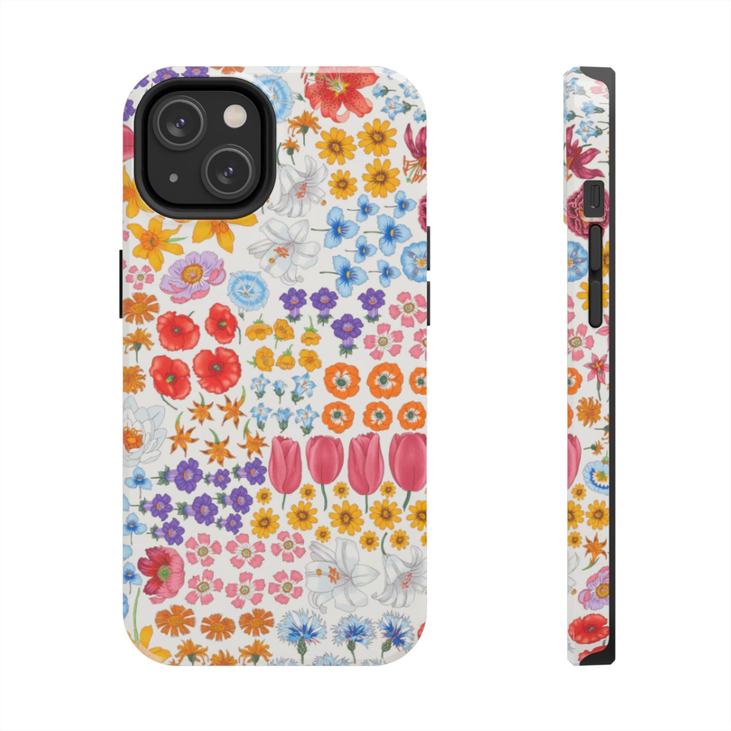 Vibrant Floral Tough Phone Case "Flora"- Durable Protection for Your Device
