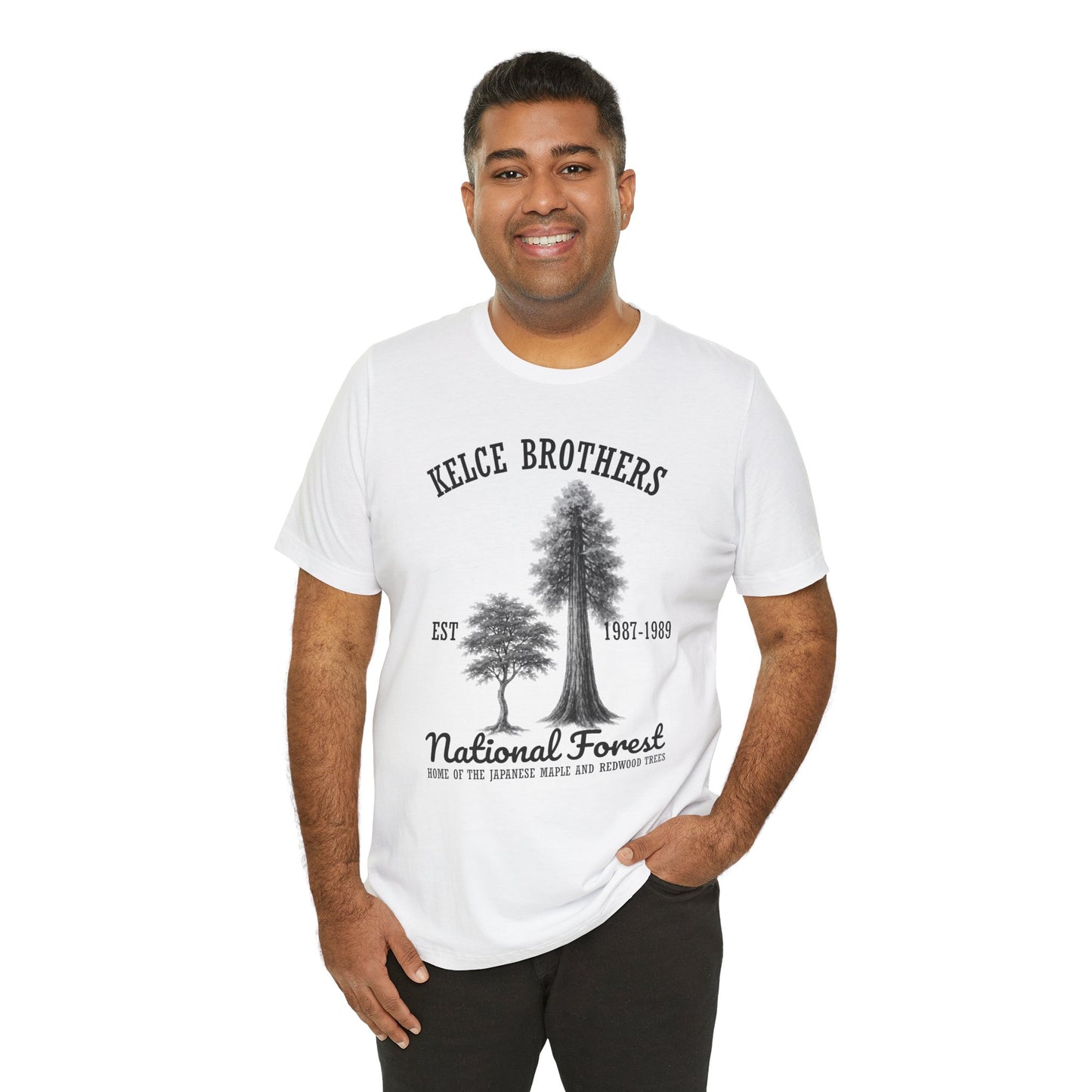 Kelce Brothers National Forest Tee - Unisex Jersey Short Sleeve T-Shirt
