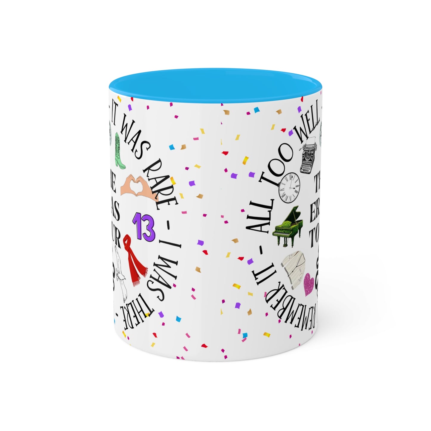 Concert Icons - I remember it all too well - Colorful Mugs, 11oz