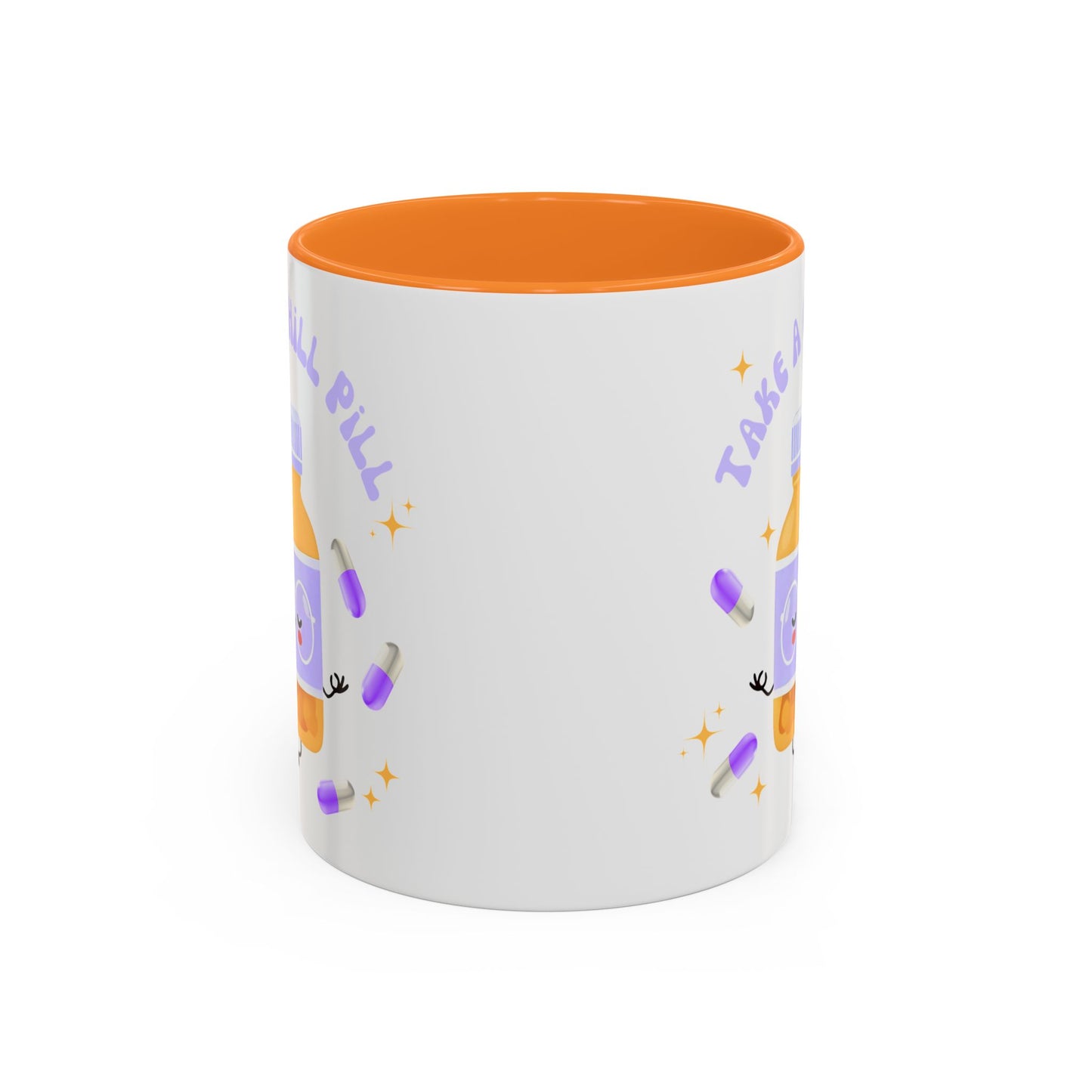 take a chill pill - Colorful Mugs (11oz)