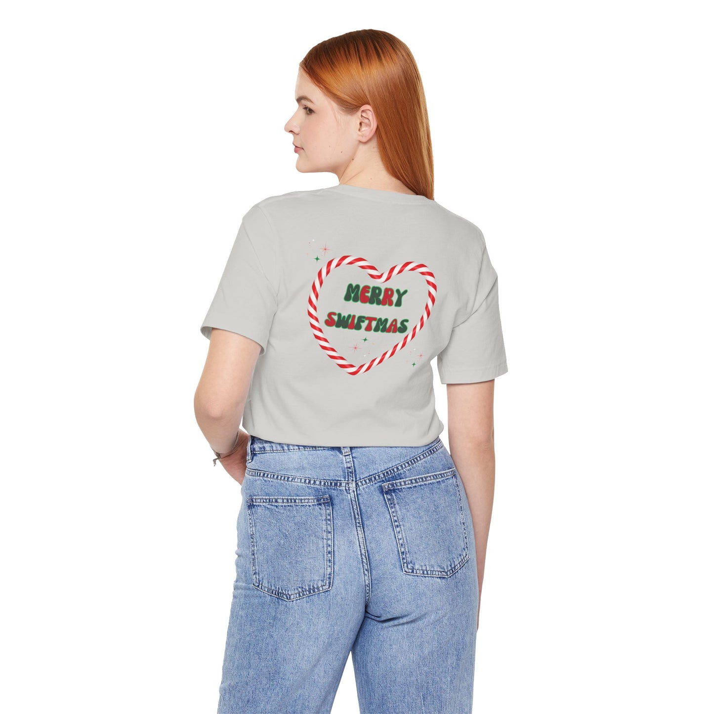 That's it I'm not going - front and back print! Swiftmas - Unisex Jersey Short Sleeve Tee