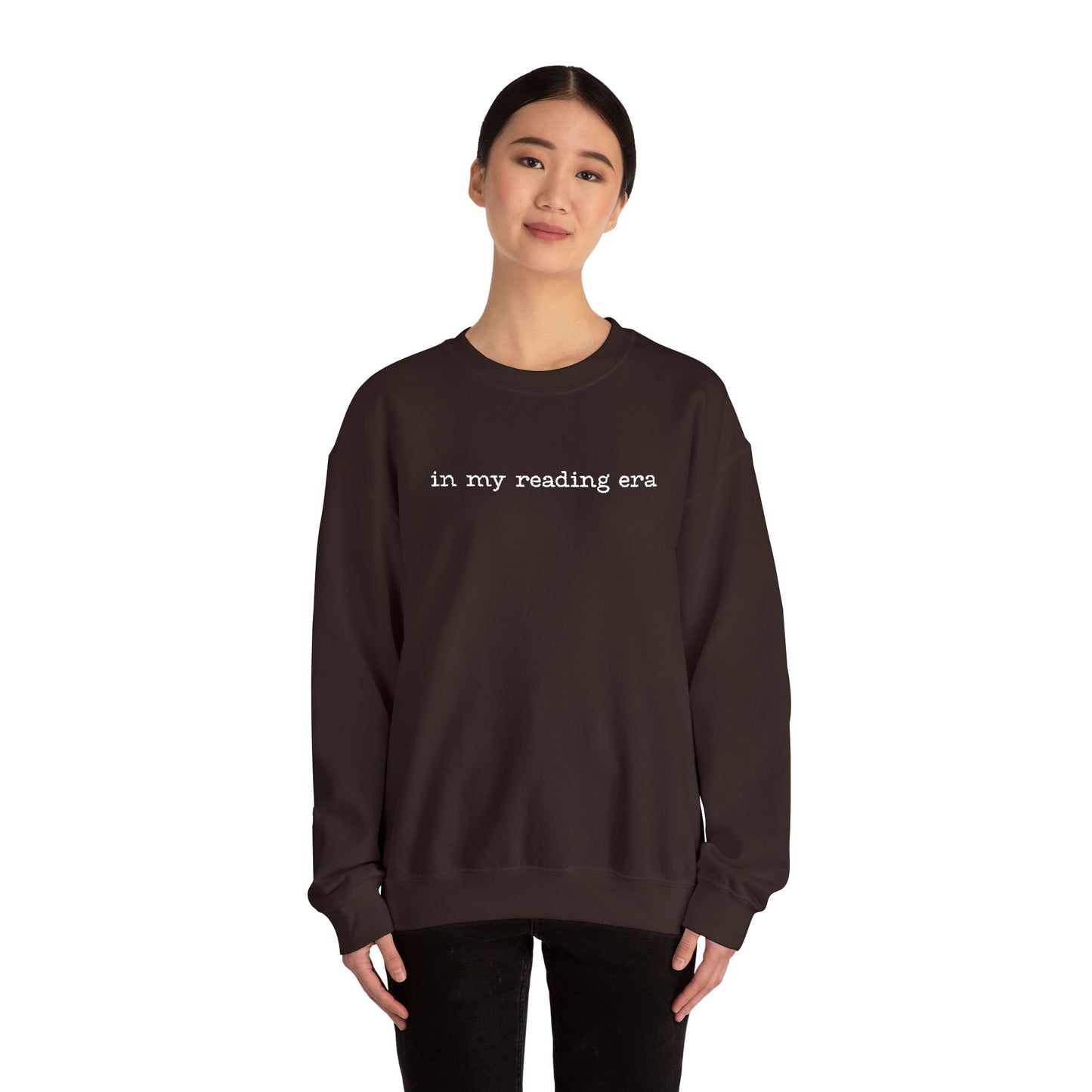 'In My Reading Area' Crewneck Sweatshirt – Cozy Literary Sweatshirt for Book Lovers