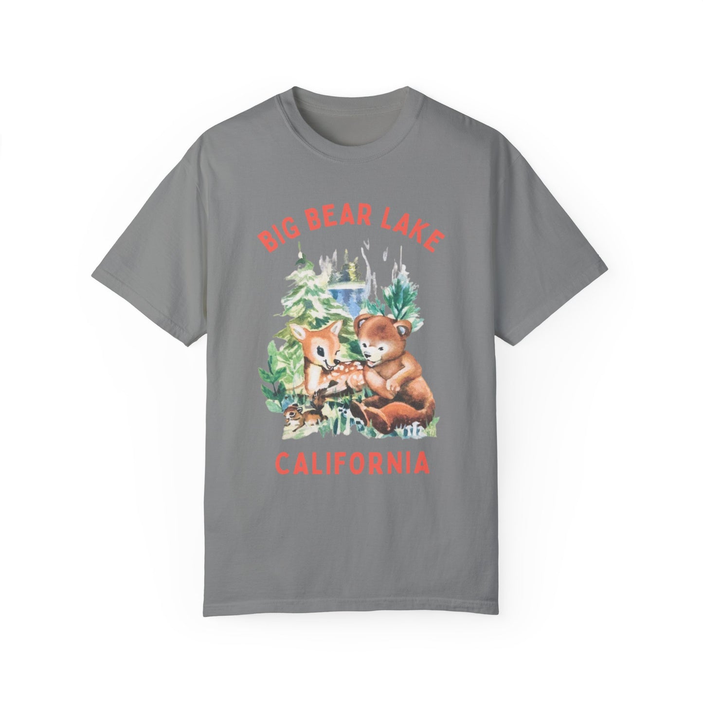 Big Bear Lake Unisex Garment-Dyed T-shirt