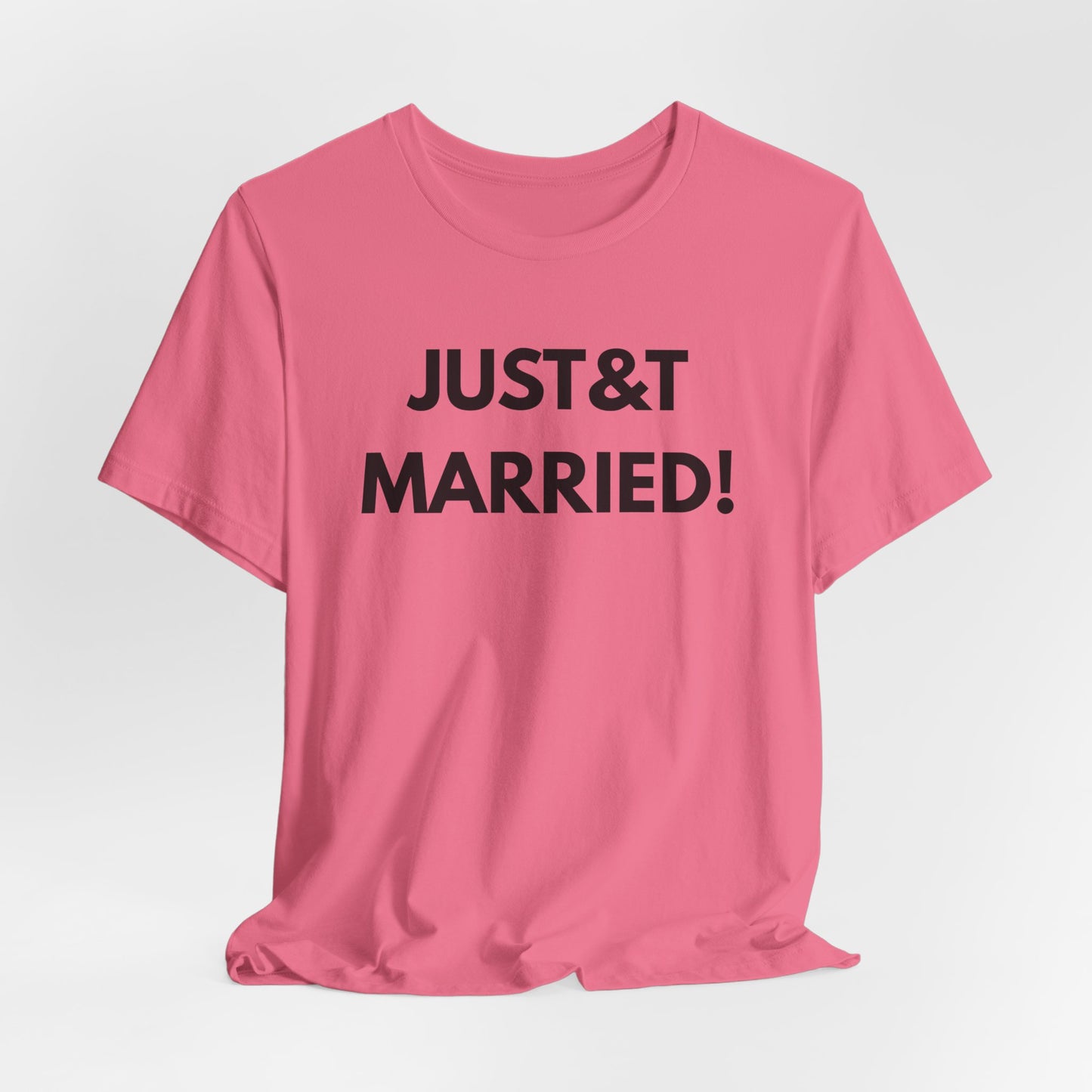 Just Married- Unisex Jersey Short Sleeve Tee