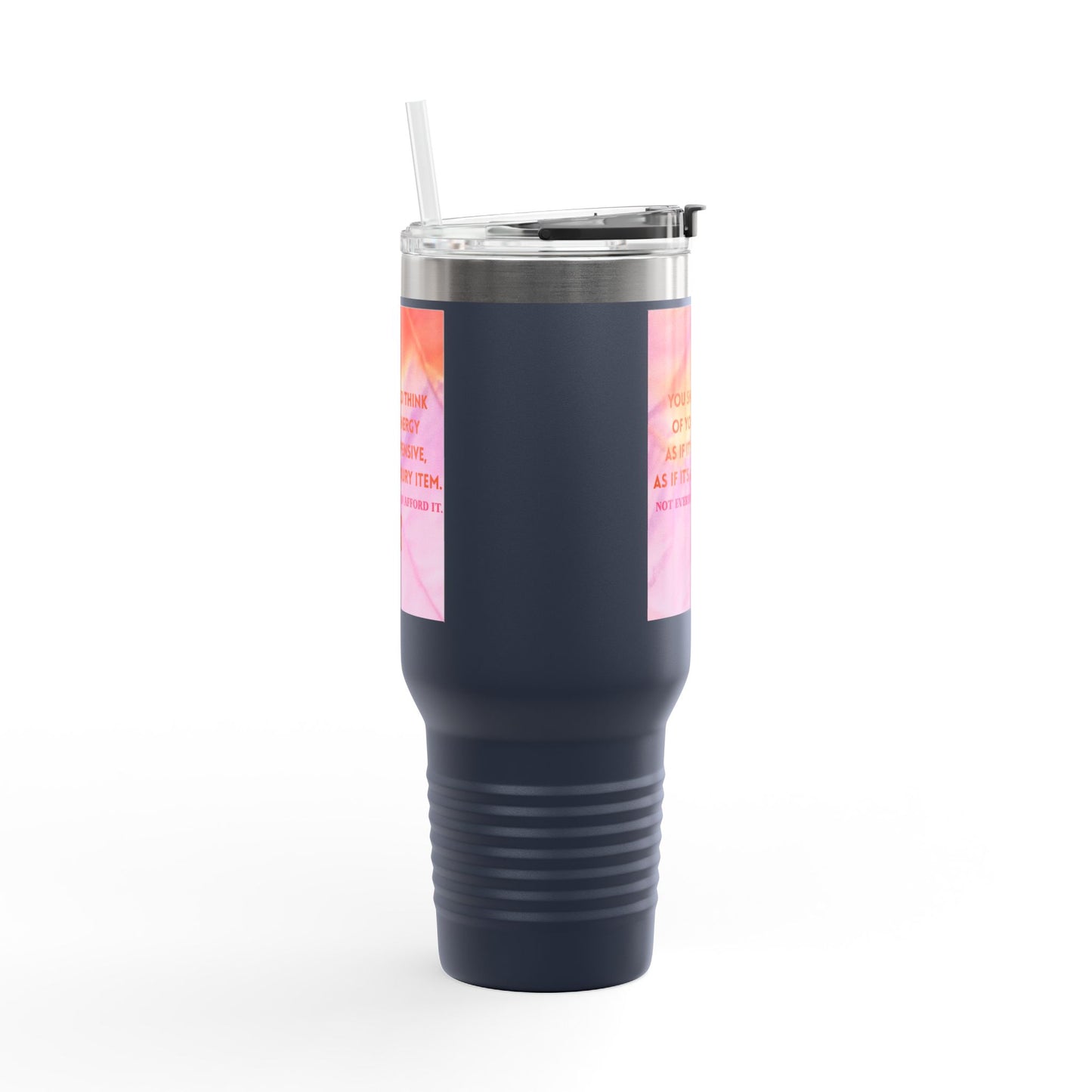Luxury Energy Inspirational Insulated Travel Mug, 40oz - Motivational Coffee Cup, Perfect Gift for Self-Care, College Student Tumbler, Travel Mug, [...]