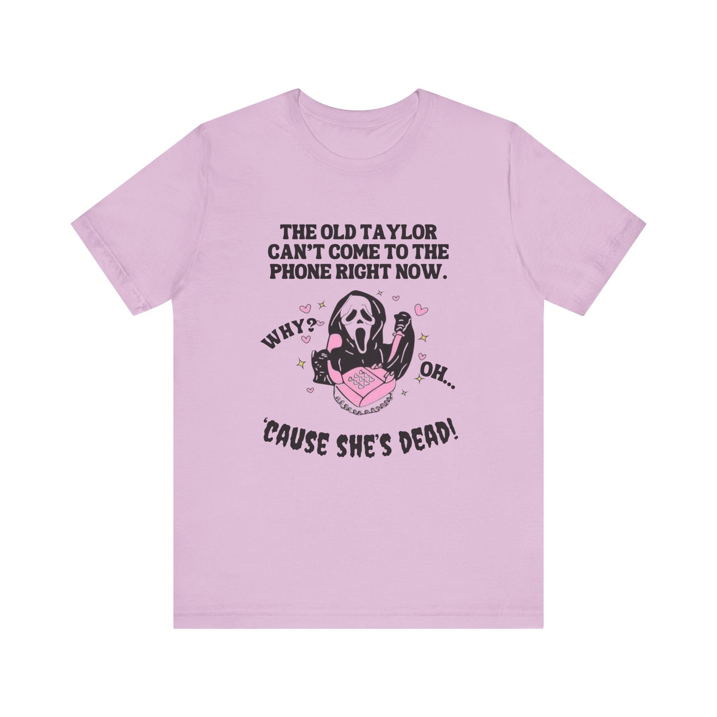 Swiftie Halloween Ghost Face - Unisex Jersey Short Sleeve Tee