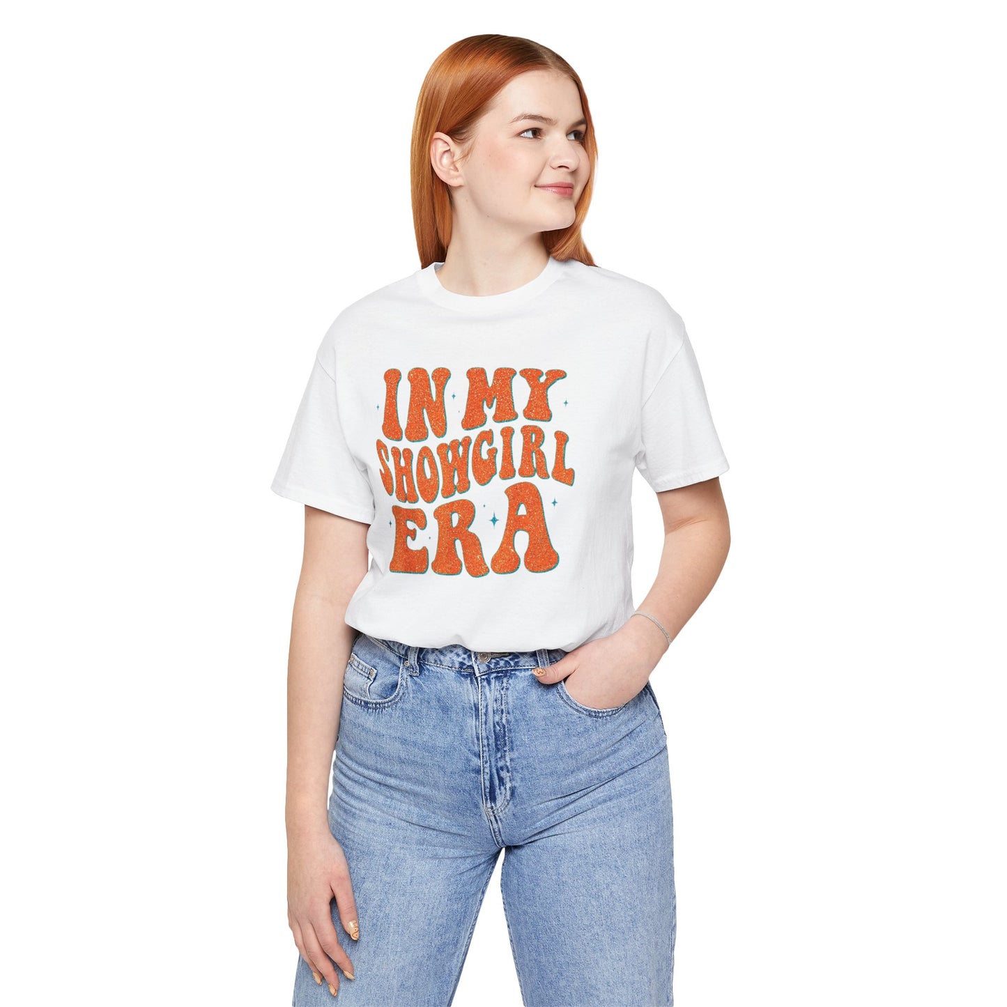 In My Showgirl Era Tee | Fun Graphic T-Shirt, Retro Vibe Shirt, Casual Wear, Festival Outfit, Gift Idea
