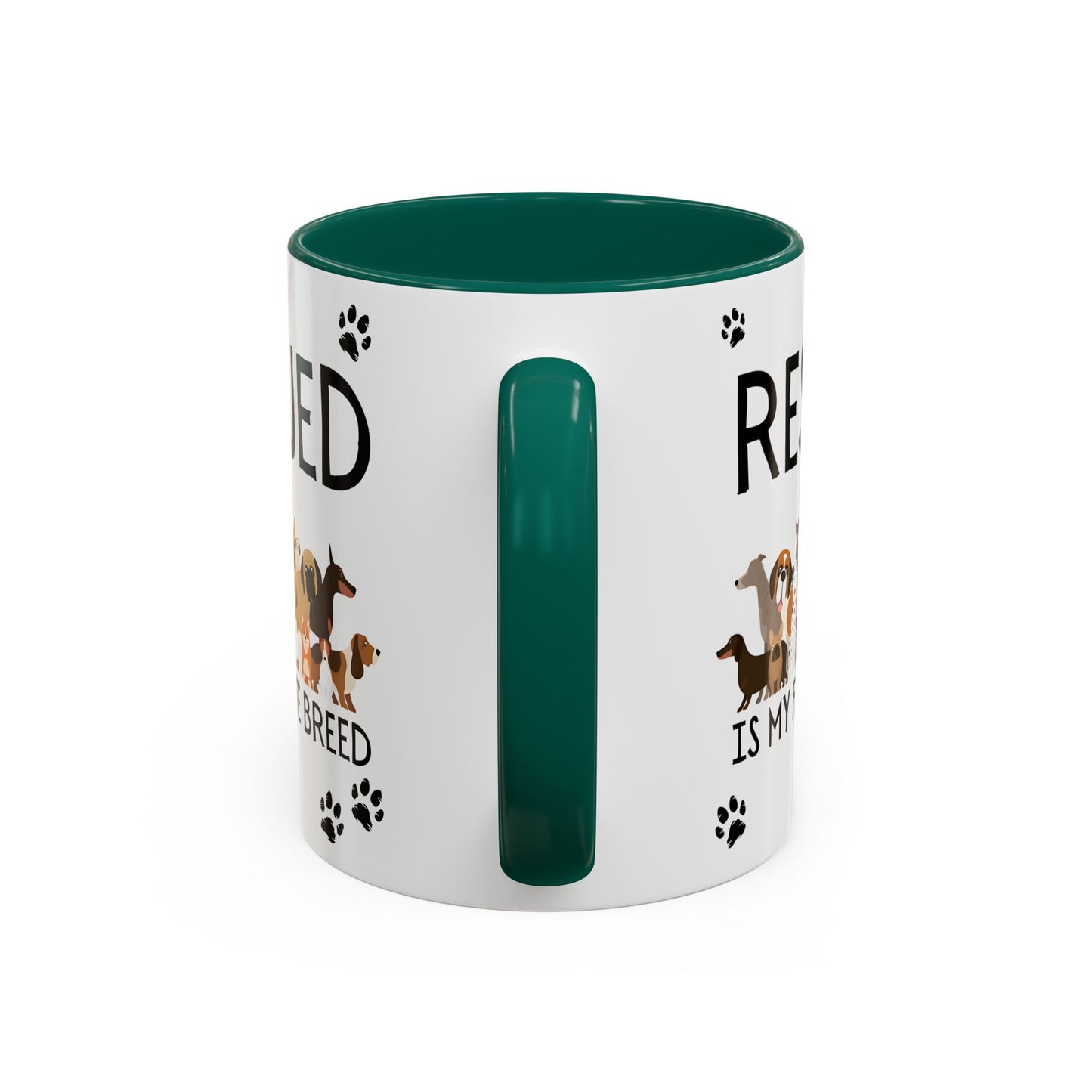 Colorful Dog Rescue Mugs - Perfect for Pet Lovers, Gift for Animal Advocates, 11oz