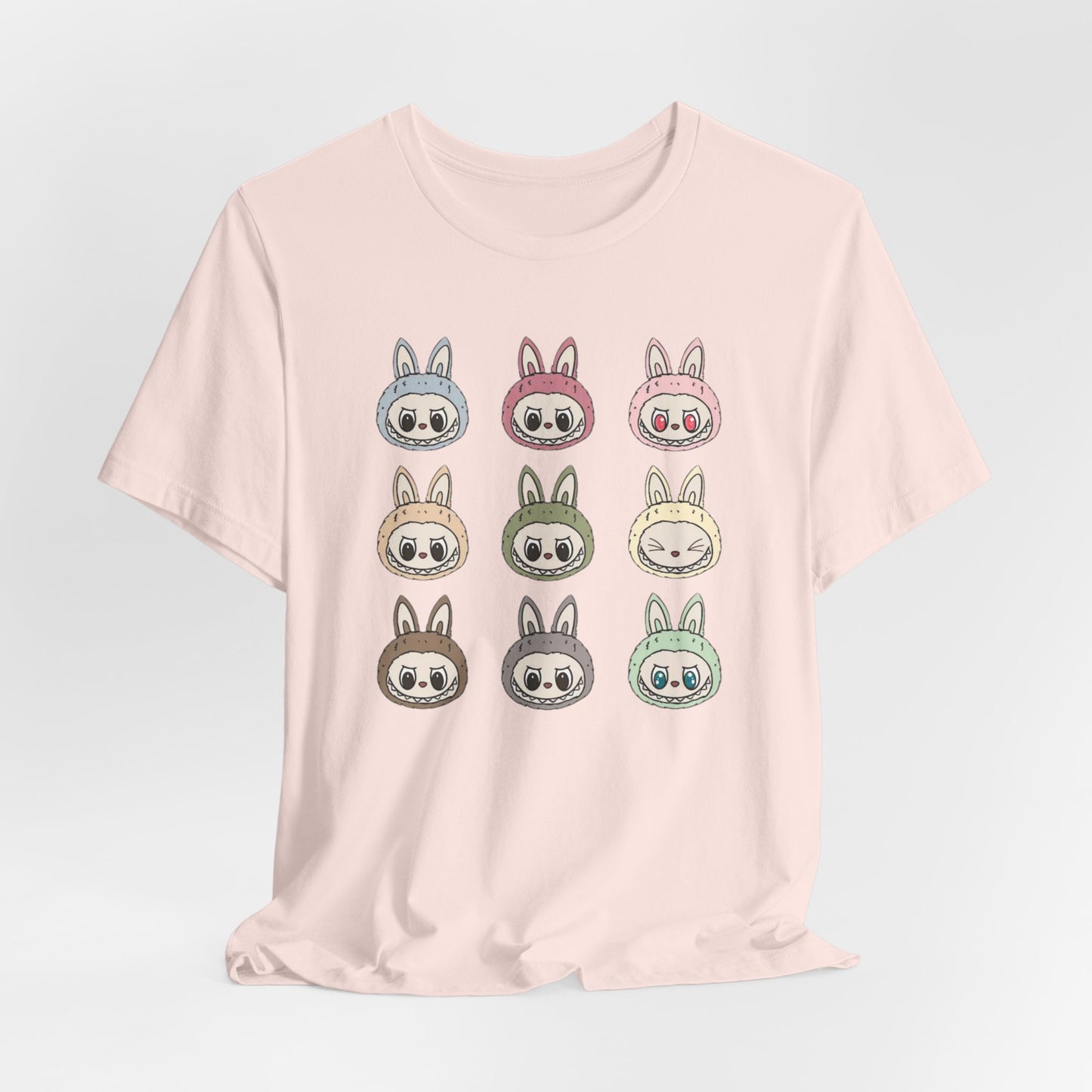 Character Faces Unisex Bella Canvas Tee, Graphic T-Shirt, Spring Fashion, Gift for Animal Lovers, Casual Wear