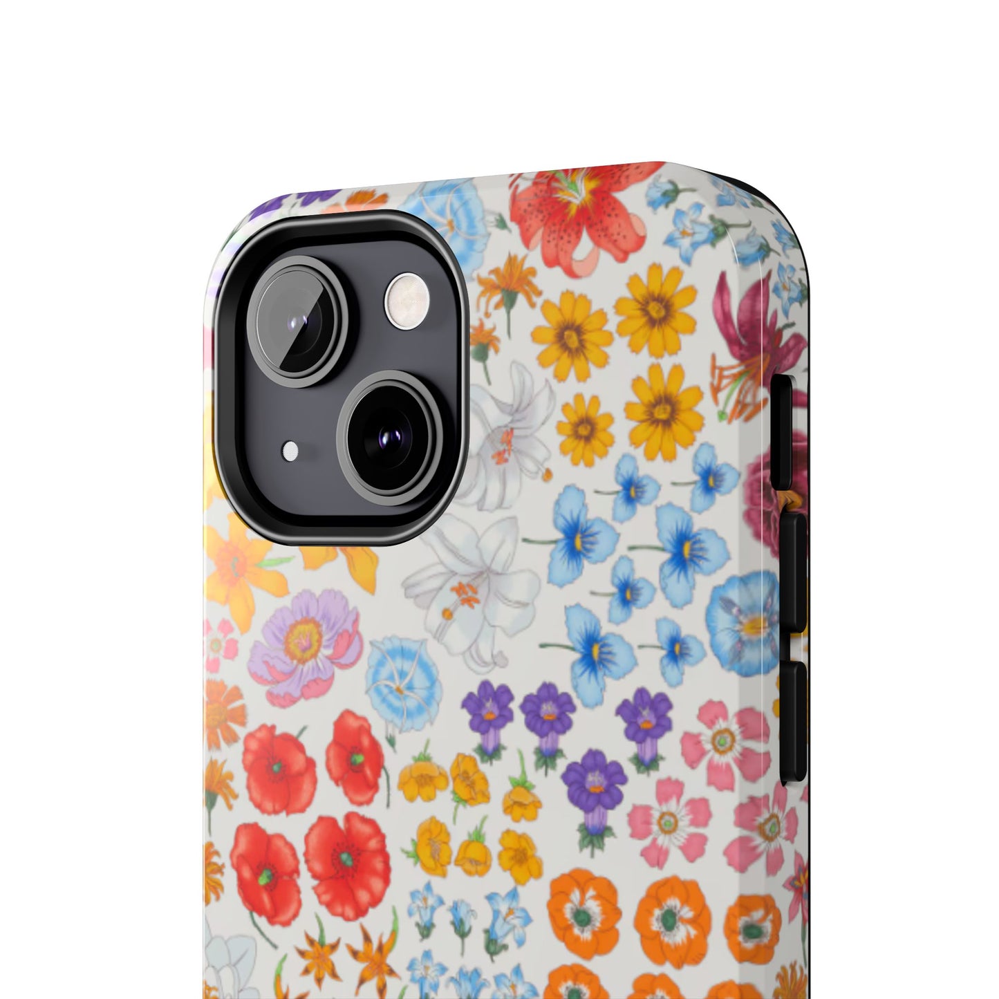 Vibrant Floral Tough Phone Case "Flora"- Durable Protection for Your Device