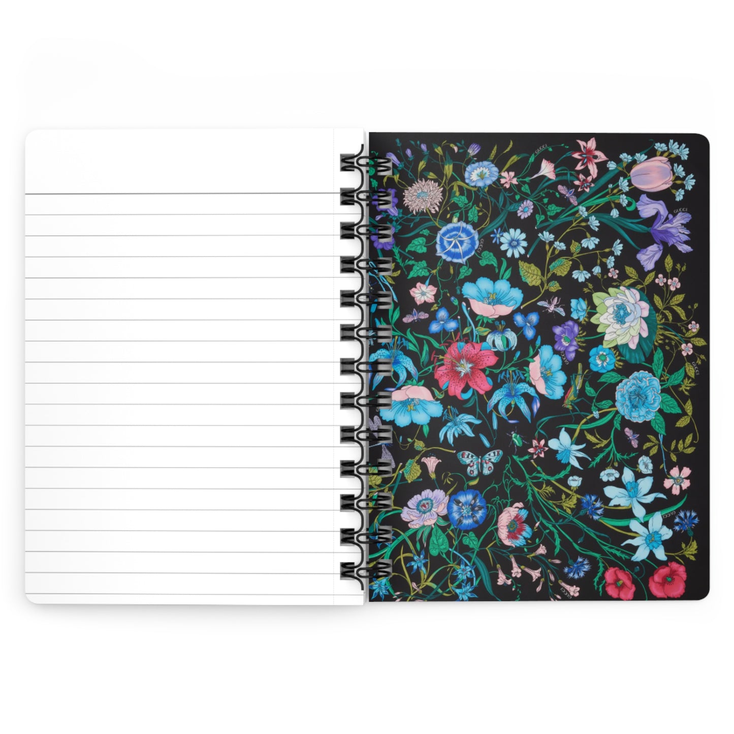 Floral Spiral Bound Journal - Perfect for Note-taking and Memos