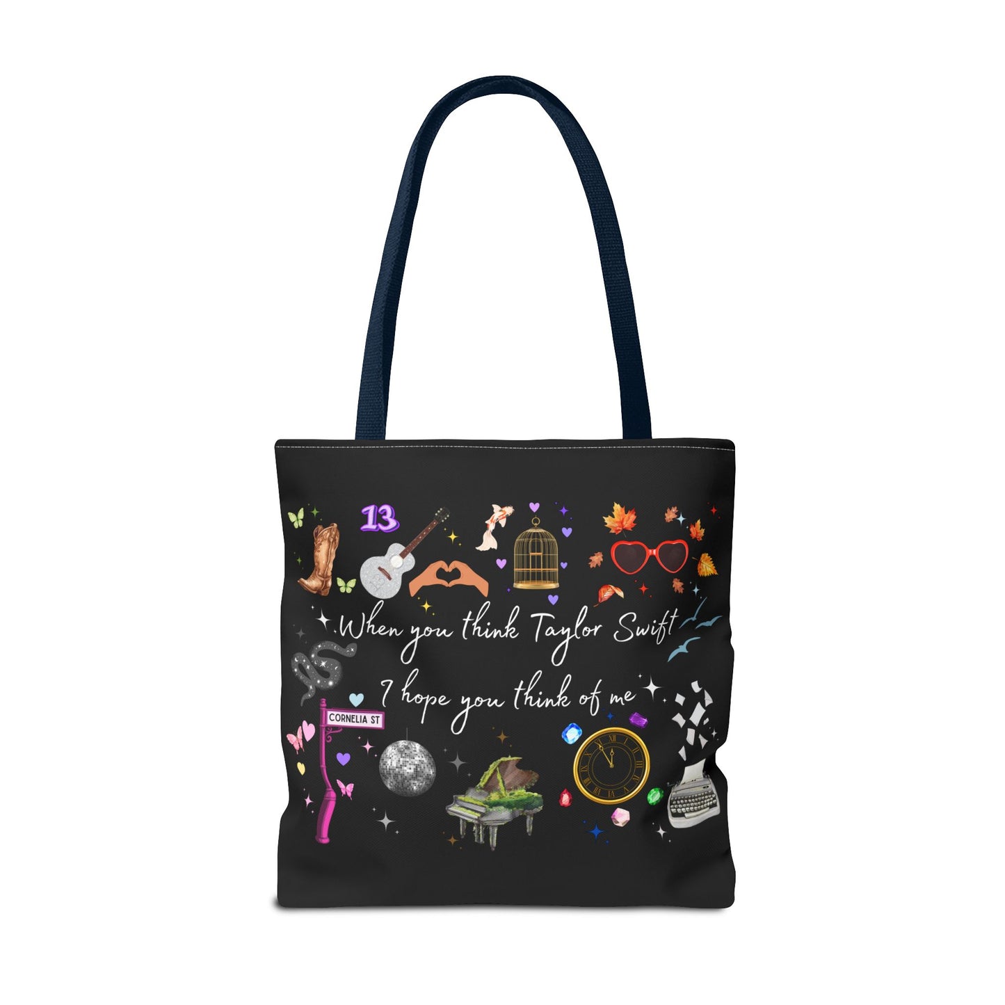I hope you think of me Tote Bag, Music Lover Gift, Stylish Reusable Bag, Concert Accessory, Fan Merchandise