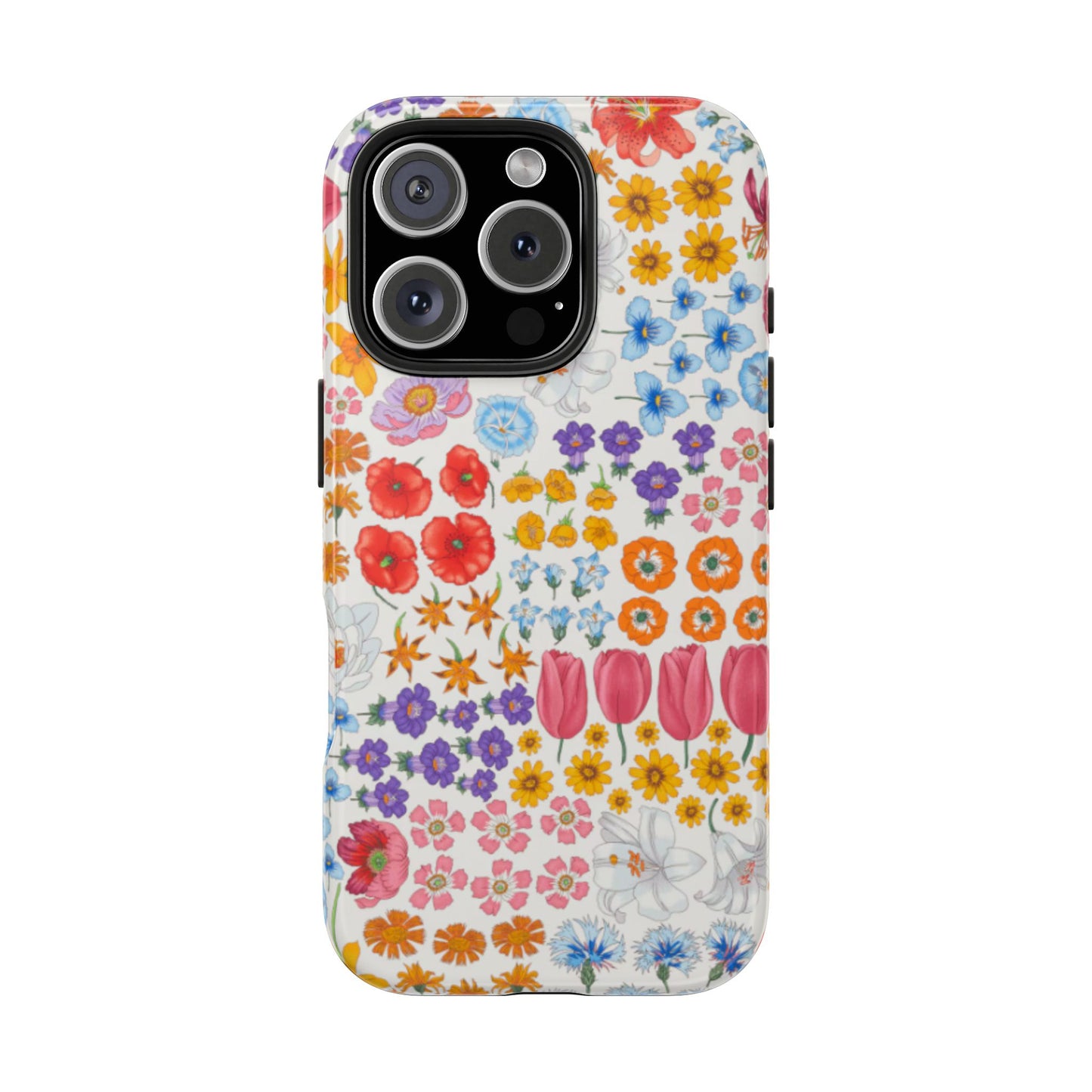 Vibrant Floral Tough Phone Case "Flora"- Durable Protection for Your Device