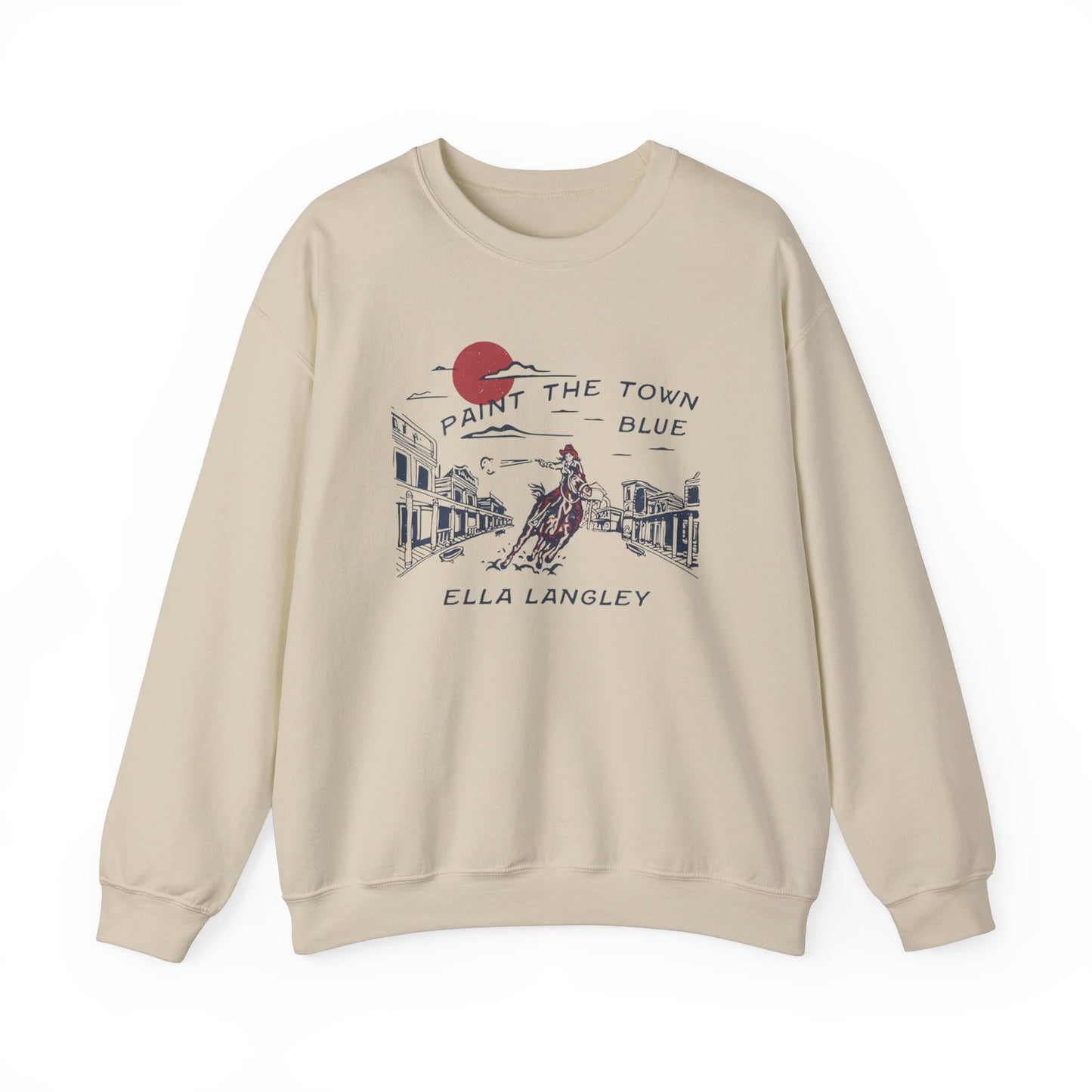 Paint the Town Blue - Unisex Heavy Blend™ Crewneck Sweatshirt