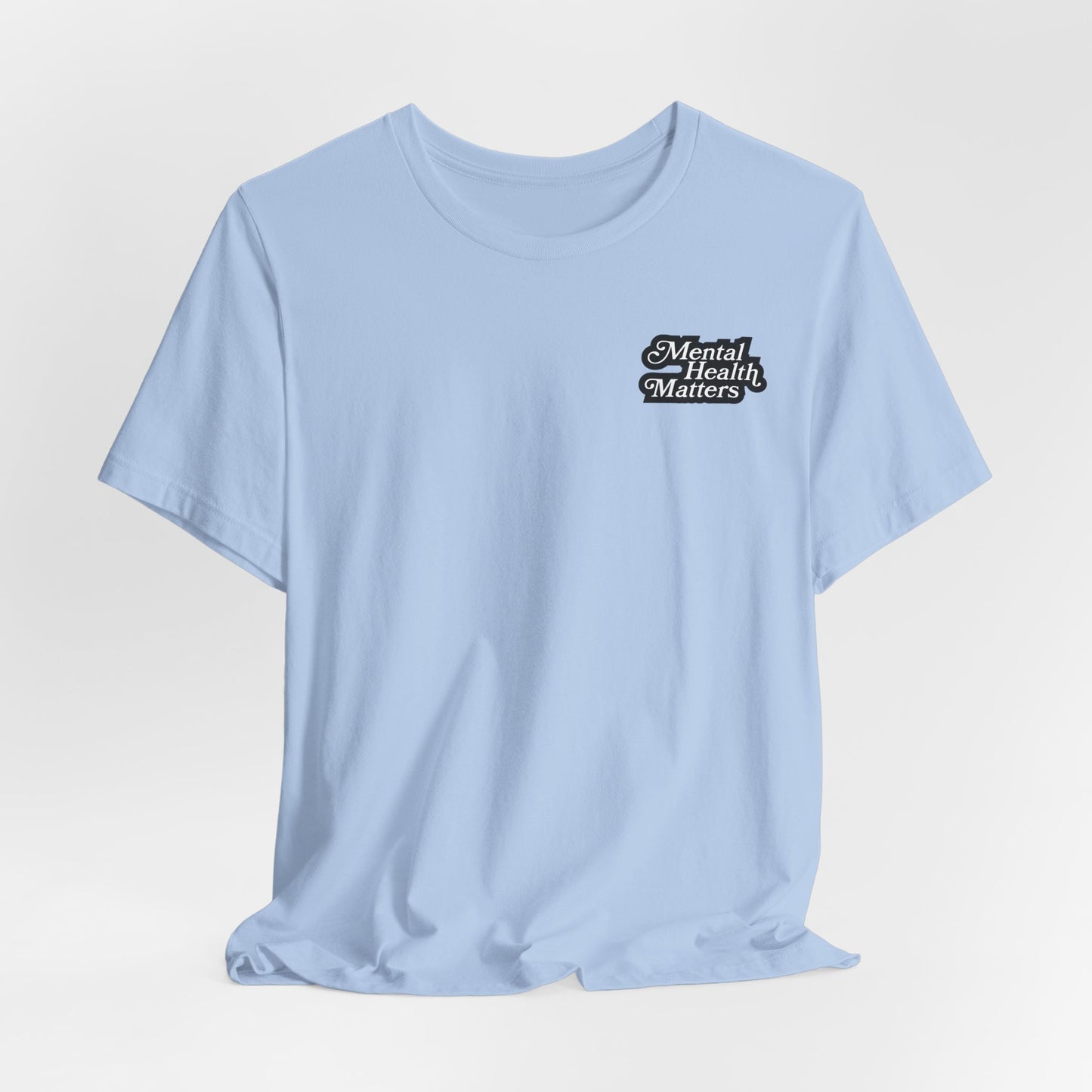 Fun Therapist Nutrition Facts T-Shirt - Mental Health Matters- Gift for Therapists, Mental Health Awareness, Self-Care, Casual Wear