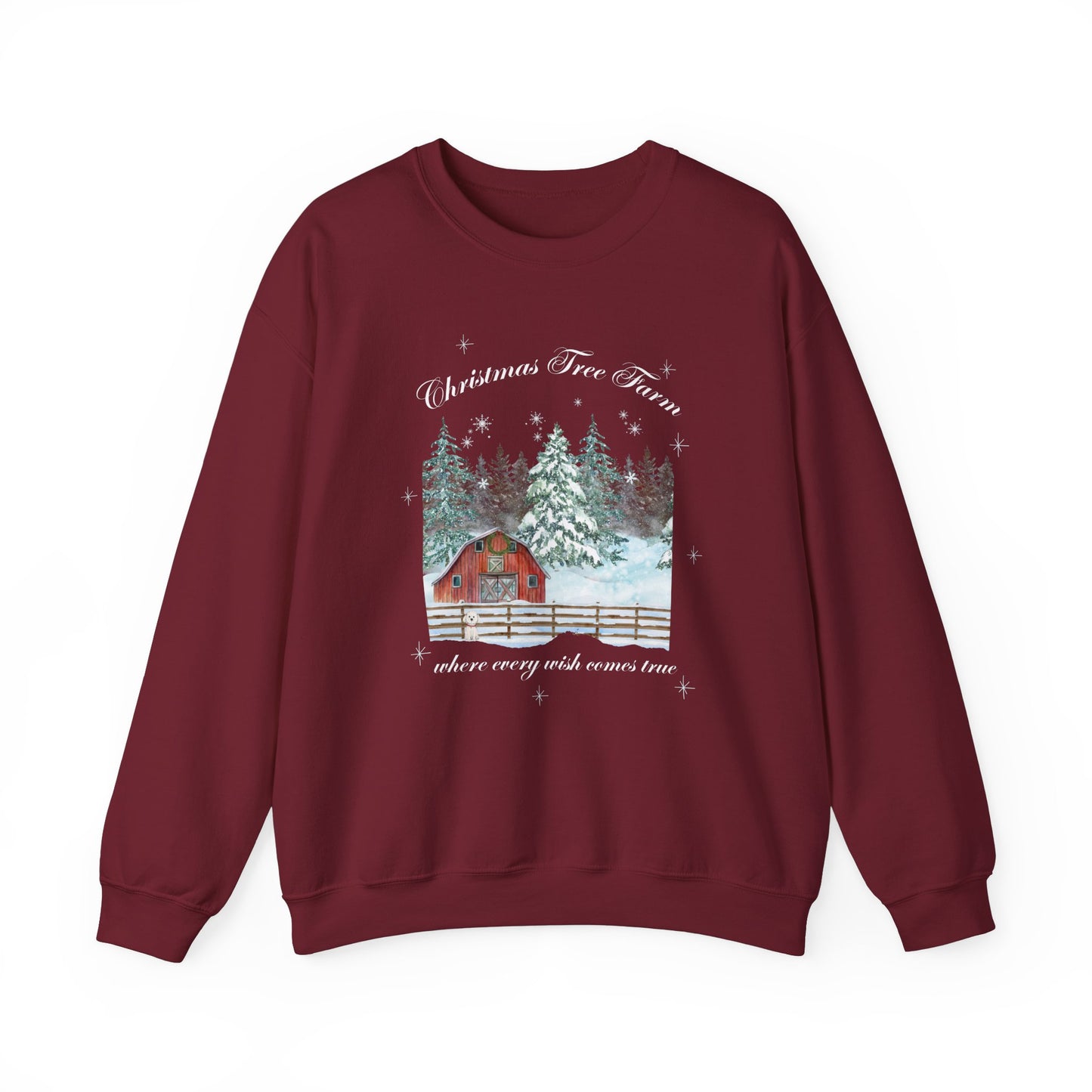 Tree Farm Wishes - Unisex Heavy Blend™ Crewneck Sweatshirt