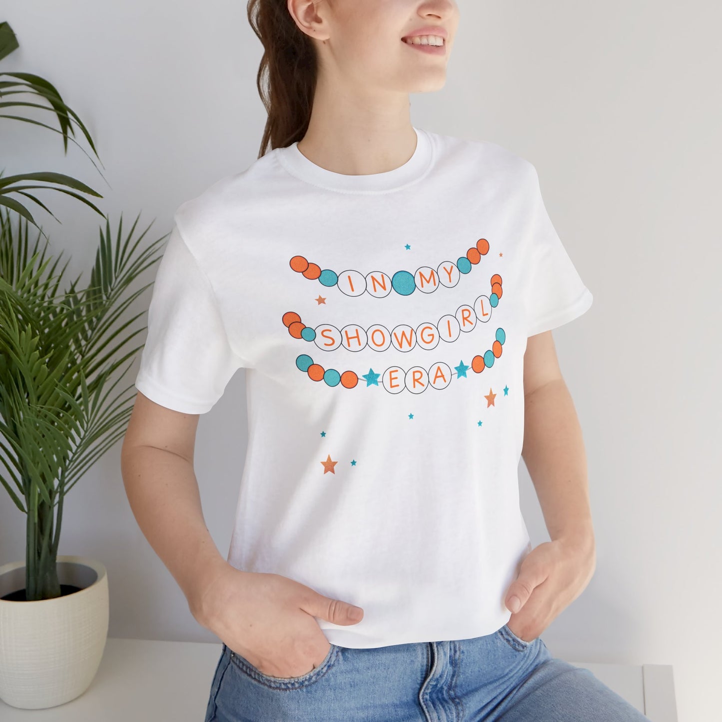Showgirl Friendship Bracelets Tee, Fun Graphic T-Shirt, Casual Summer Top, Festival Wear, Birthday Gift, Unique Party Outfit