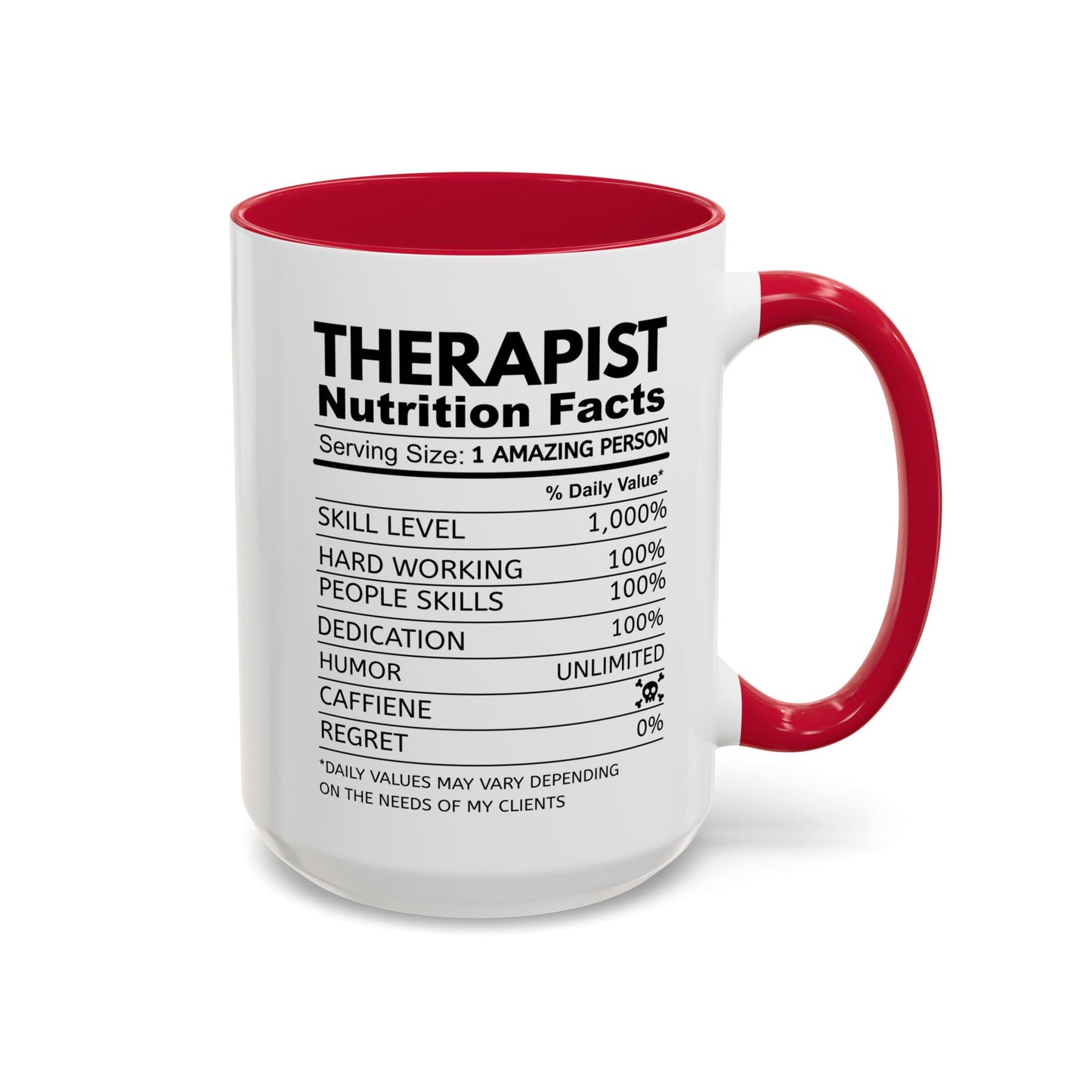 Colorful Therapist Nutrition Facts Mug - Perfect Gift for Mental Health Advocates, Unique Coffee Cup, Motivational Gift for Therapists, Funny Office [...]