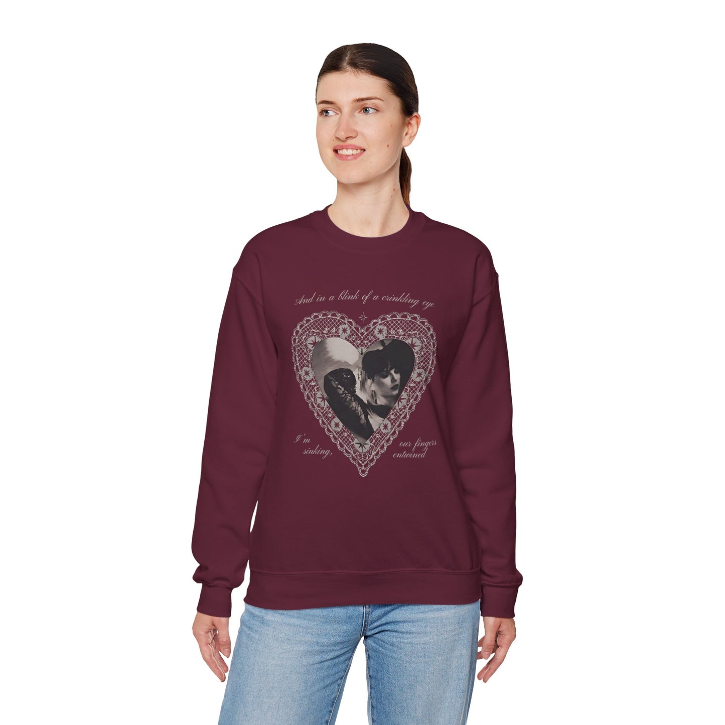 Crinkling Eye - Unisex Heavy Blend™ Crewneck Sweatshirt