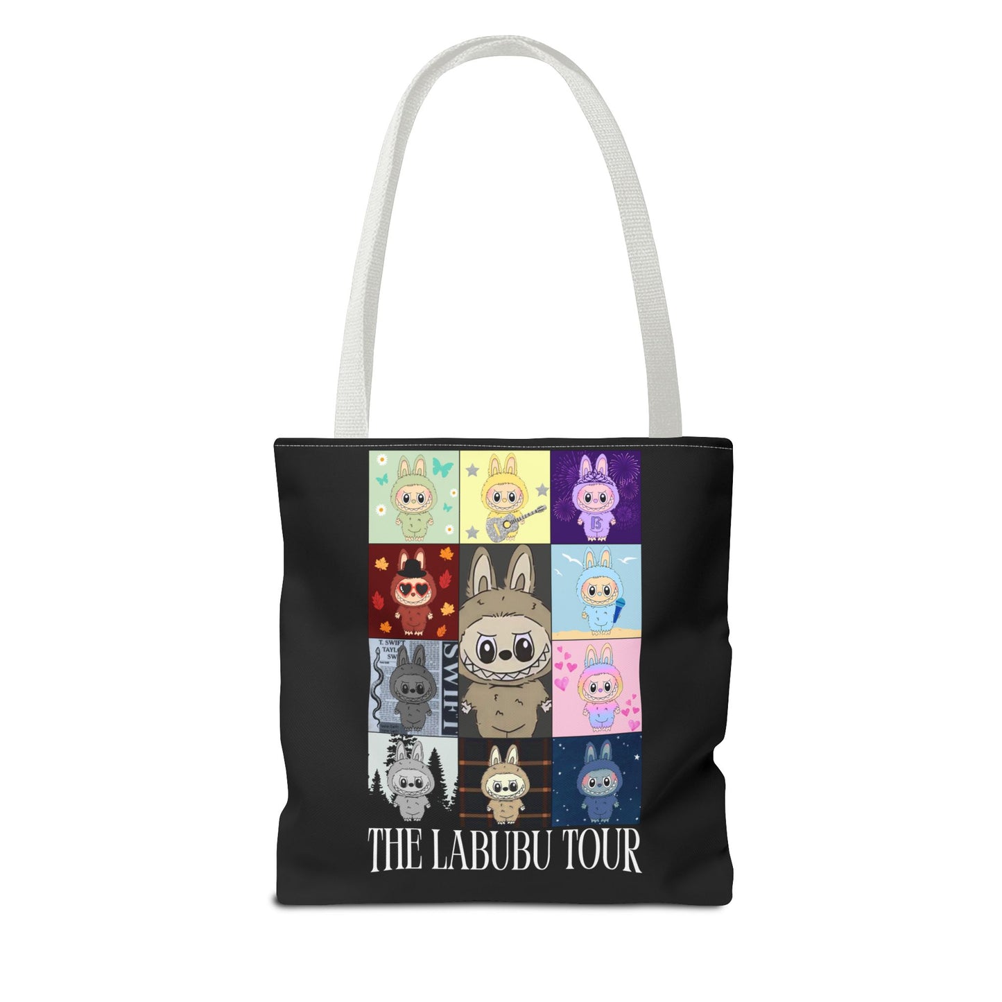 Cute Character Tour Tote Bag | Swiftie Gift | Cartoon Style, Anime Accessories, Gift for Kids, Everyday Use, Eco-Friendly Shopping