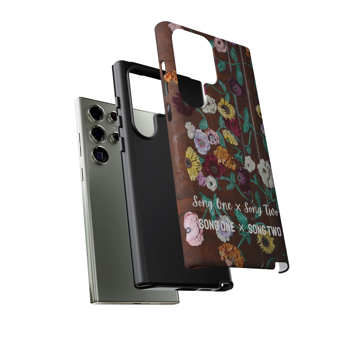 CUSTOMIZABLE with Surprise Song Titles - Surprise Song Floral Piano - Tough Cases