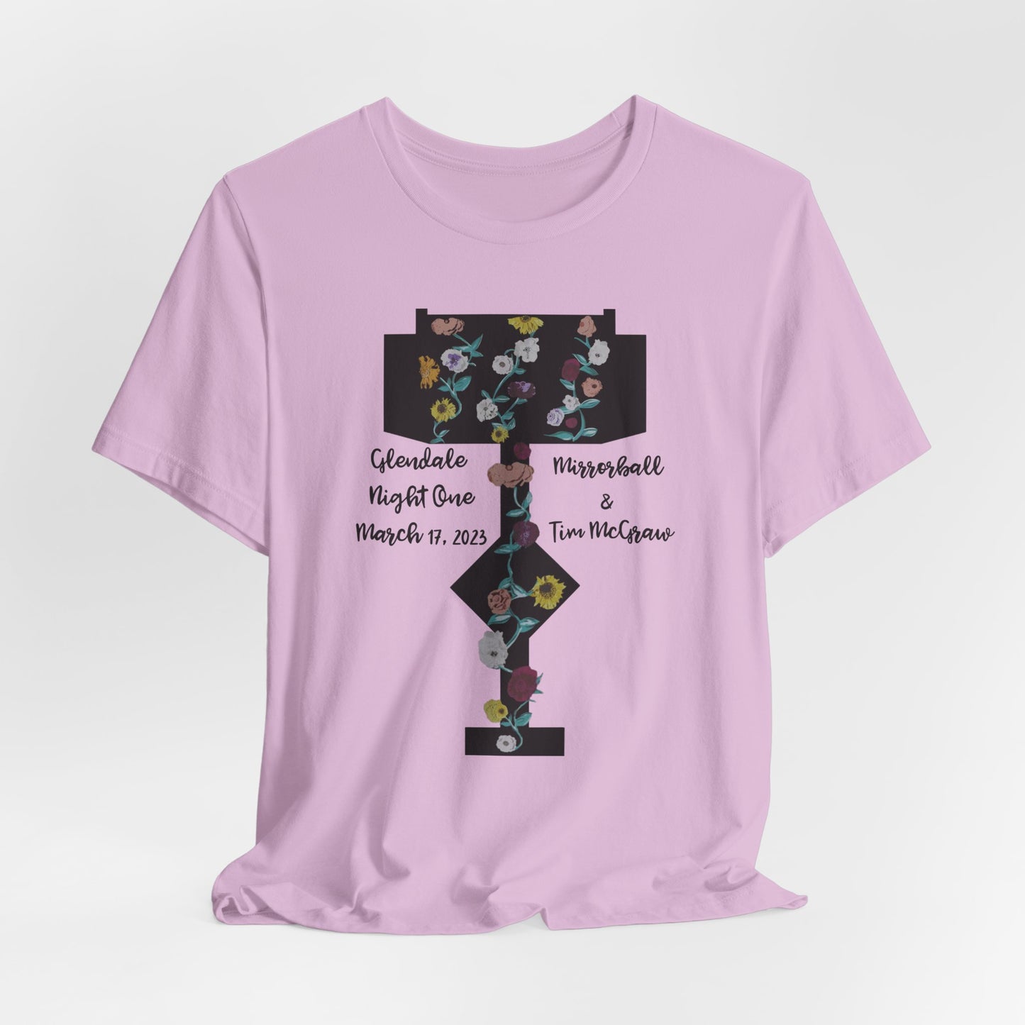 Custom Dates and Surprise Songs - Stage Flowers - Long Live - Unisex Jersey Short Sleeve Tee