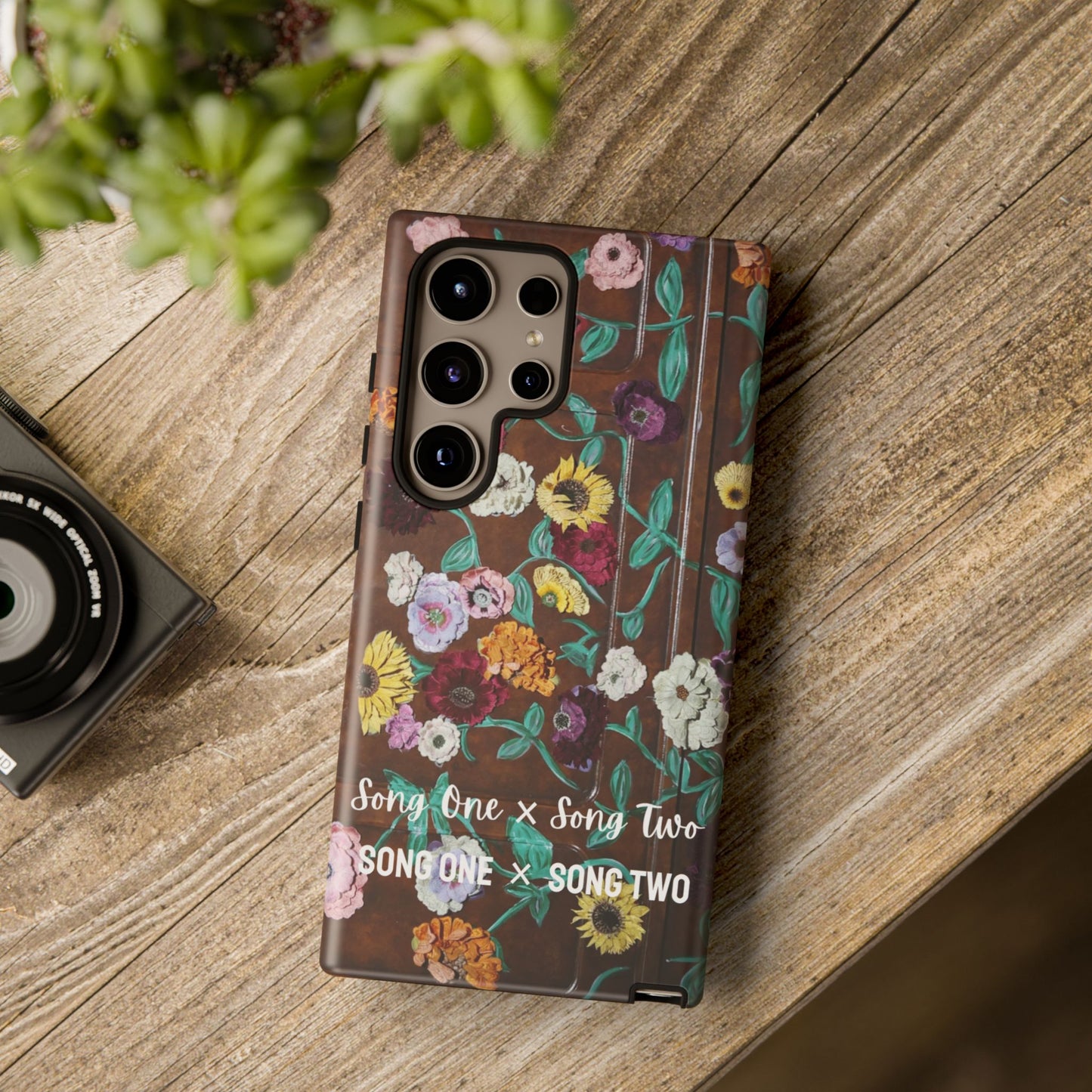 CUSTOMIZABLE with Surprise Song Titles - Surprise Song Floral Piano - Tough Cases