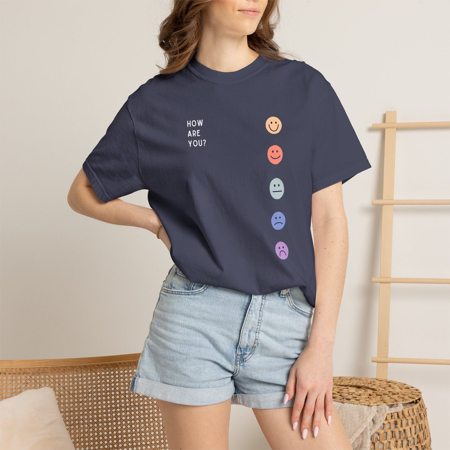 How Are You? Emoji Mood T-Shirt