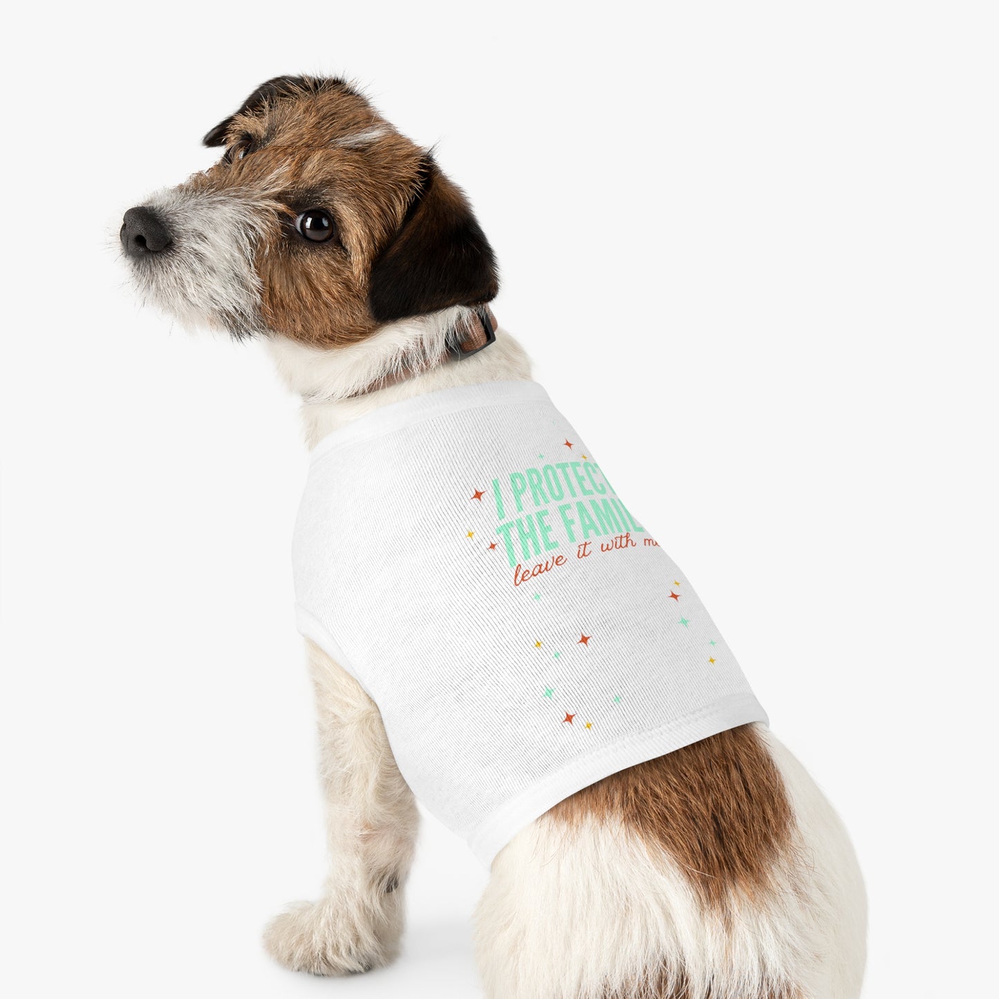 I Protect the Family -  Pet Tank Top - I Protect The Family, Cute Dog Shirt, Pet Apparel for Dog Lovers, Trendy Dog Outfit, Pet Gift for Birthdays