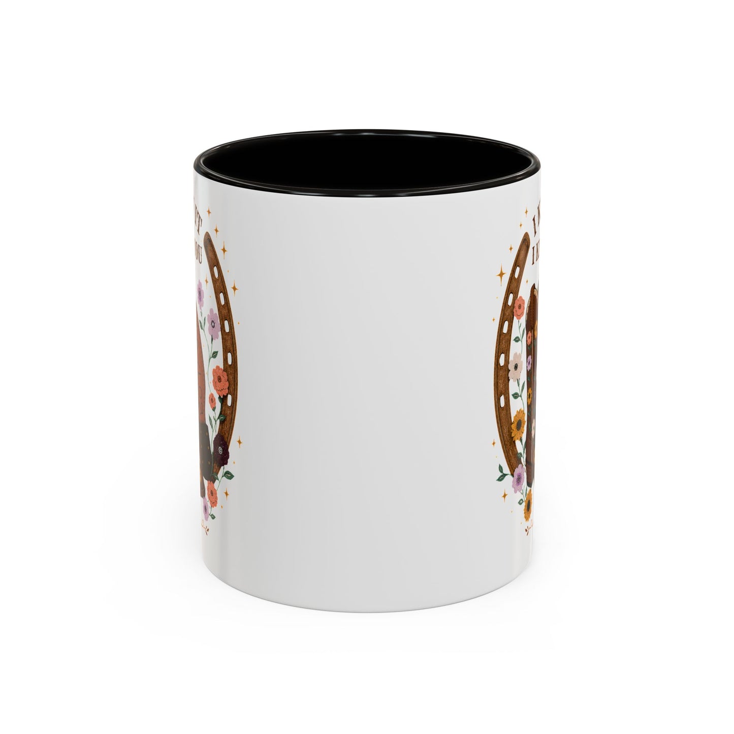 Cowgirl Boots Coffee Mug — "I Knew It I Knew You" Floral Personalized Mug (11oz)
