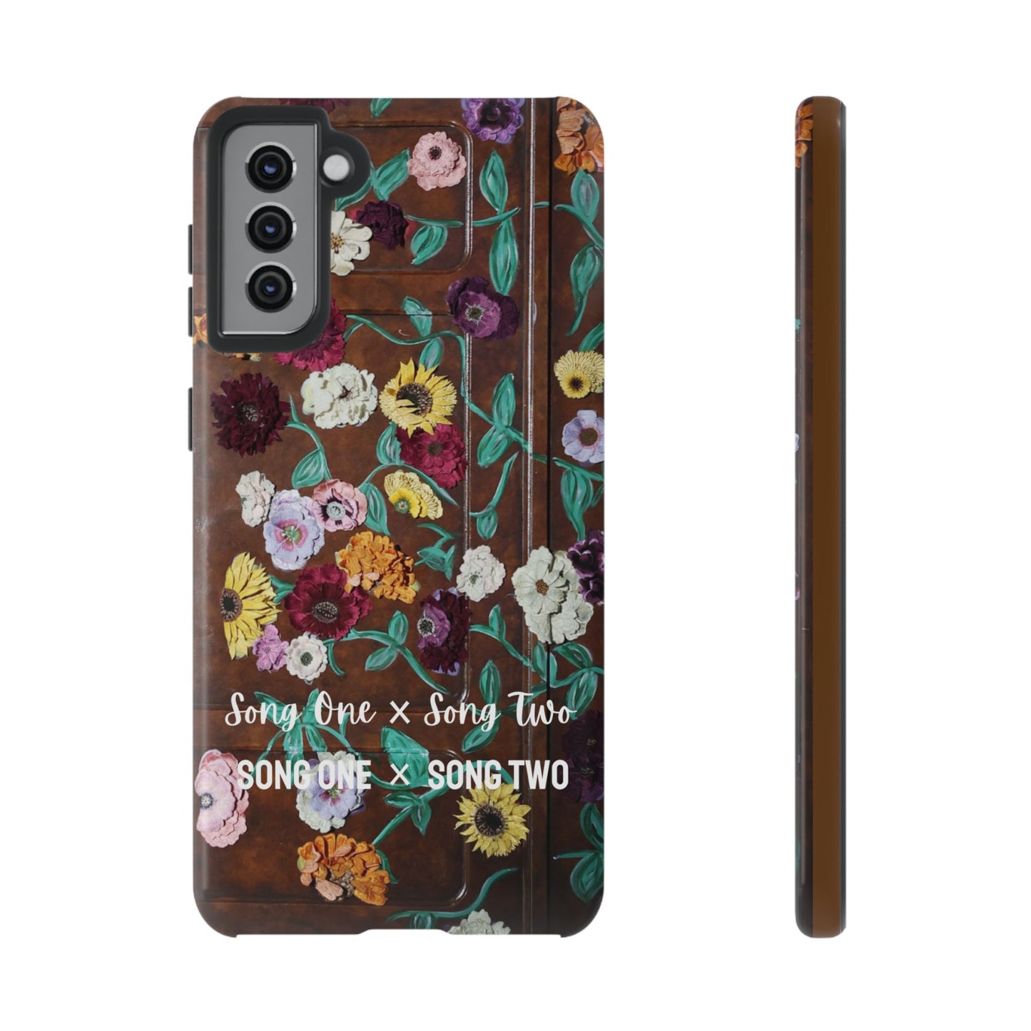 CUSTOMIZABLE with Surprise Song Titles - Surprise Song Floral Piano - Tough Cases