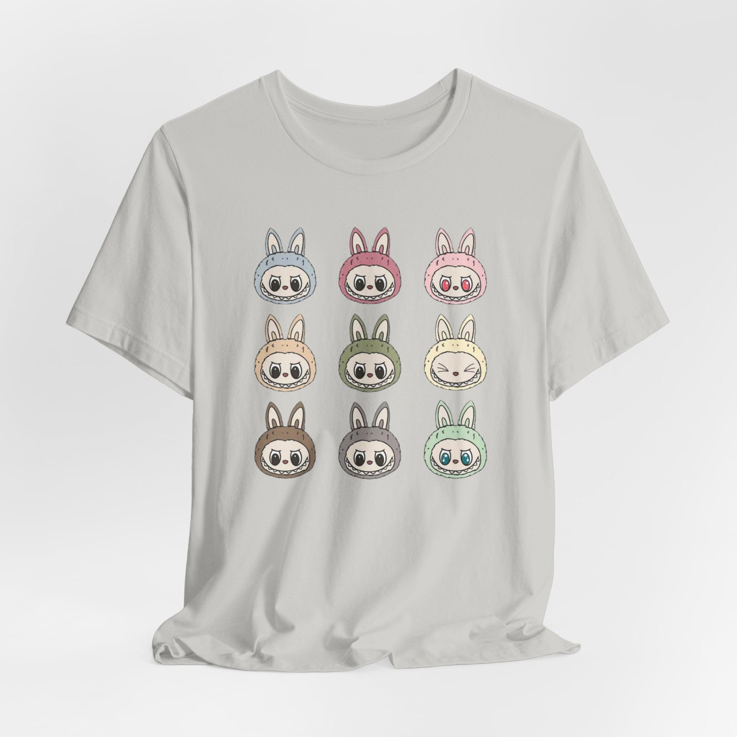 Character Faces Unisex Bella Canvas Tee, Graphic T-Shirt, Spring Fashion, Gift for Animal Lovers, Casual Wear