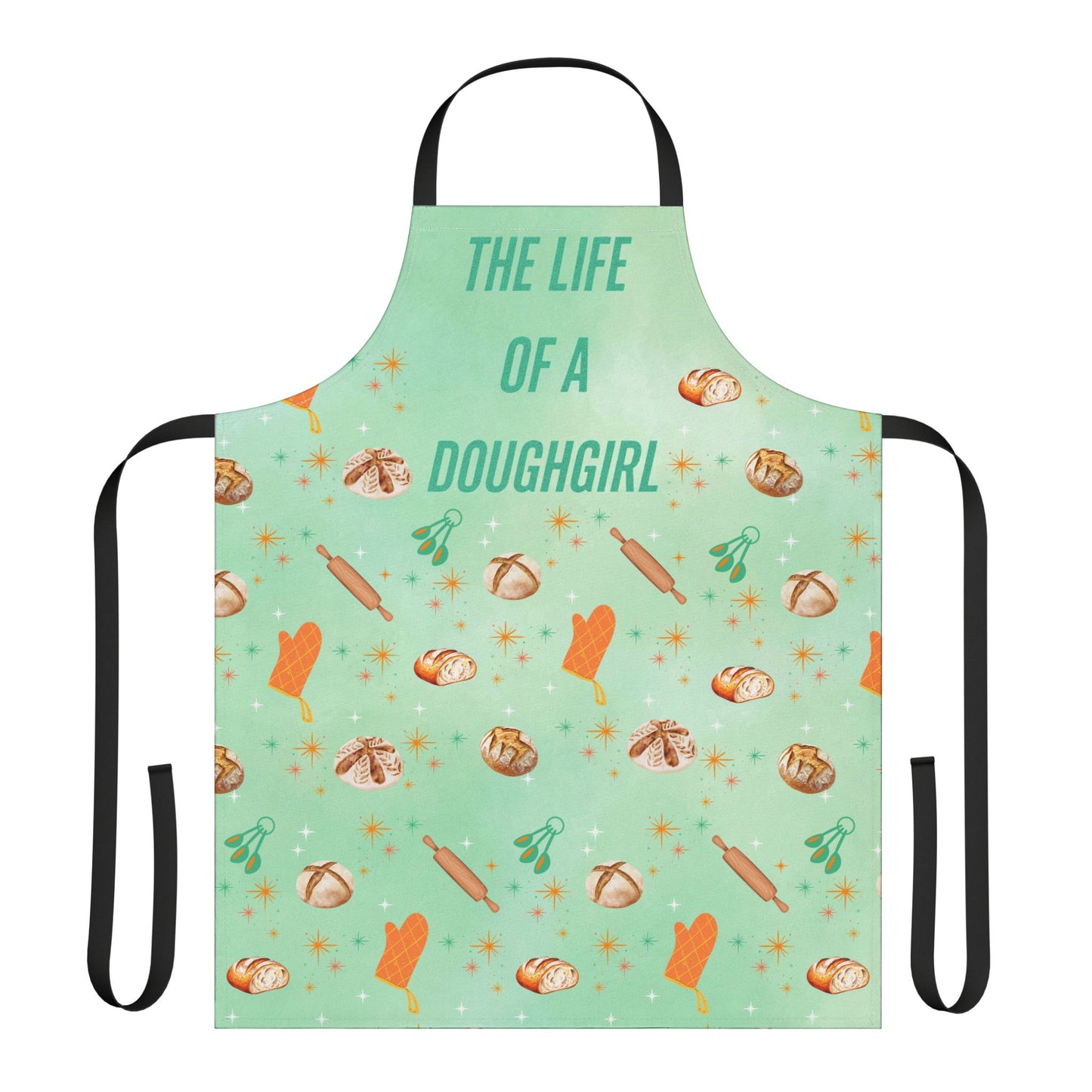 The Life of a Doughgirl Baking Apron, Fun Gift for Bakers, Kitchen Accessories, Unique Cooking Apparel, Handmade Apron