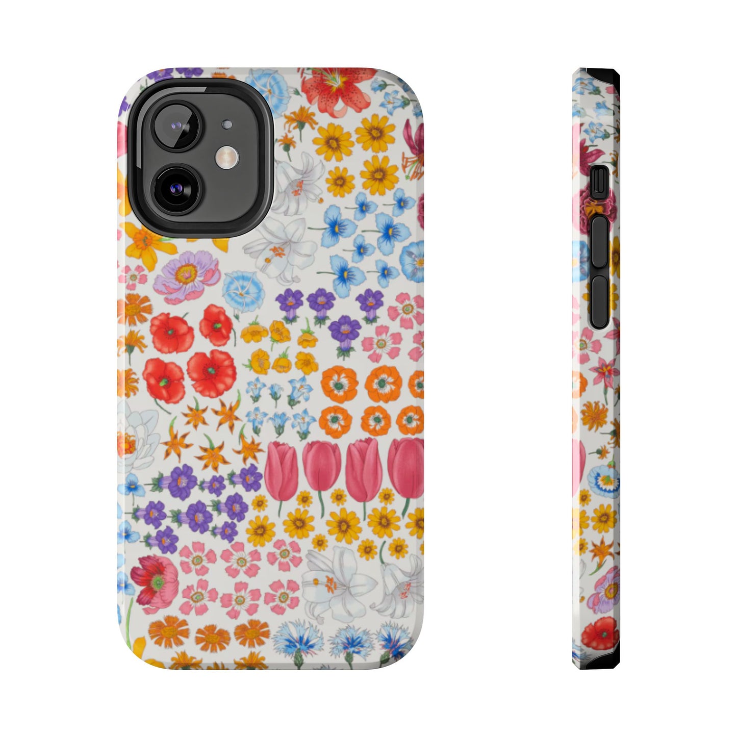 Vibrant Floral Tough Phone Case "Flora"- Durable Protection for Your Device
