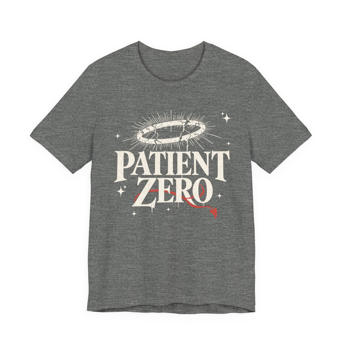 Front/Back Patient Zero T-Shirt — Gothic Anatomical Heart Tee
