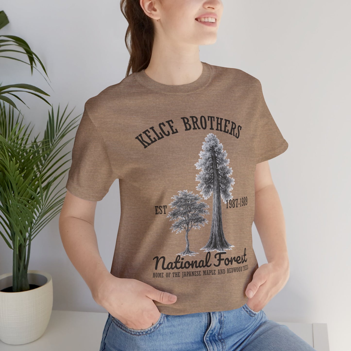 Kelce Brothers National Forest Tee - Unisex Jersey Short Sleeve T-Shirt