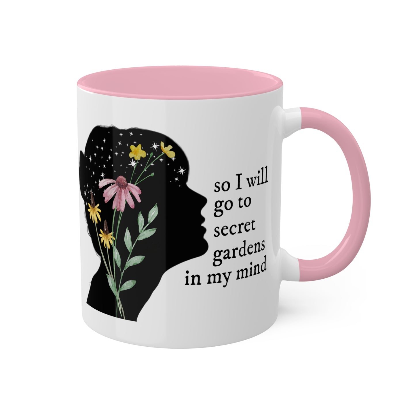 I hate it here - secret gardens in my mind - Colorful Mugs, 11oz