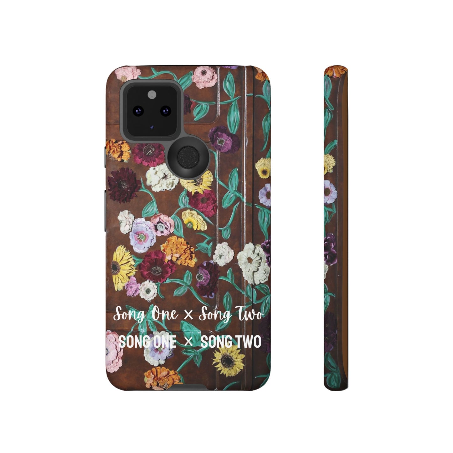 CUSTOMIZABLE with Surprise Song Titles - Surprise Song Floral Piano - Tough Cases