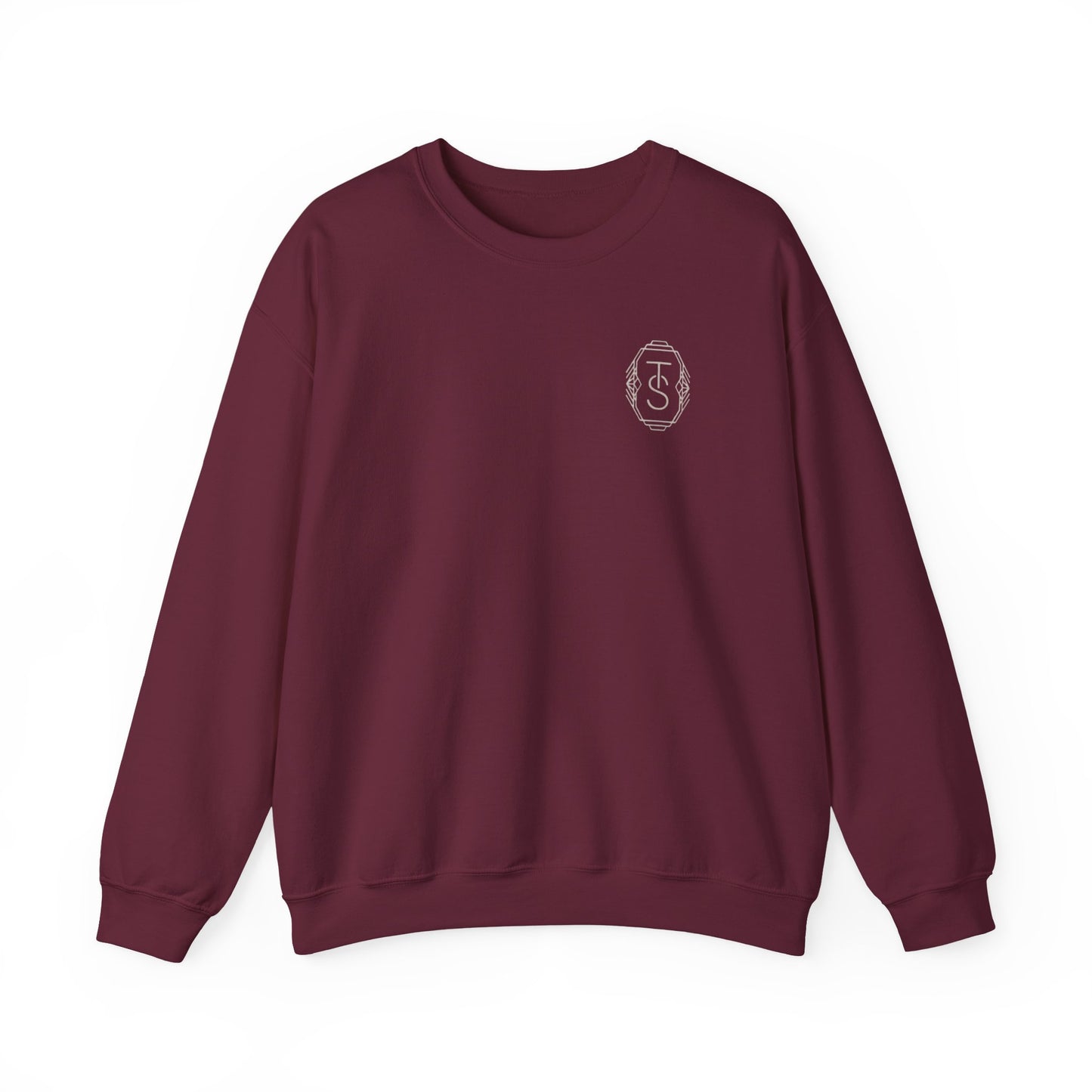 Initials Emblem Crewneck Sweatshirt