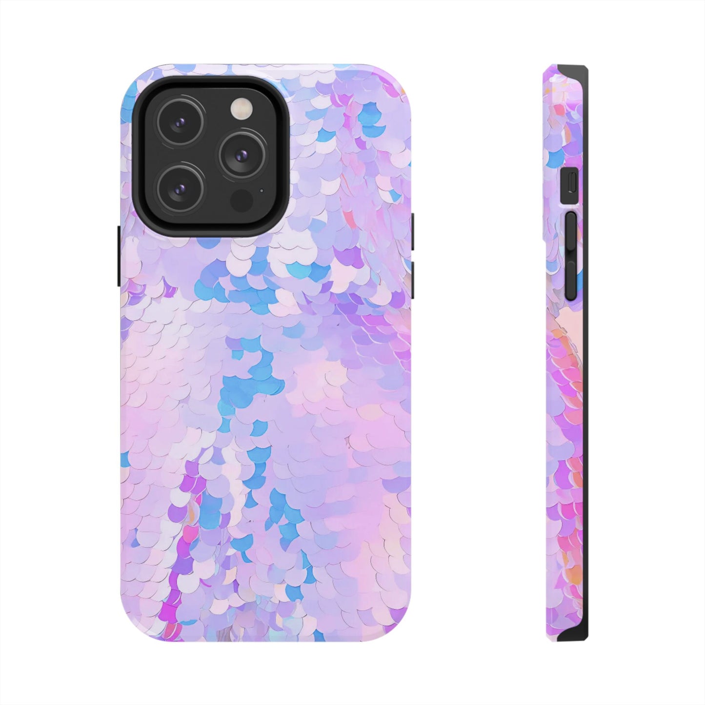Colorful Sequin Romper Tough Phone Case - Stylish Protection for Your Device