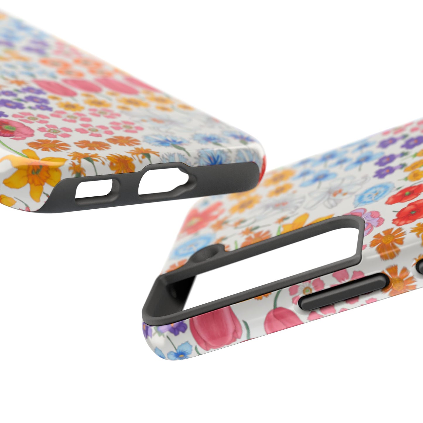 Vibrant Floral Tough Phone Case "Flora"- Durable Protection for Your Device