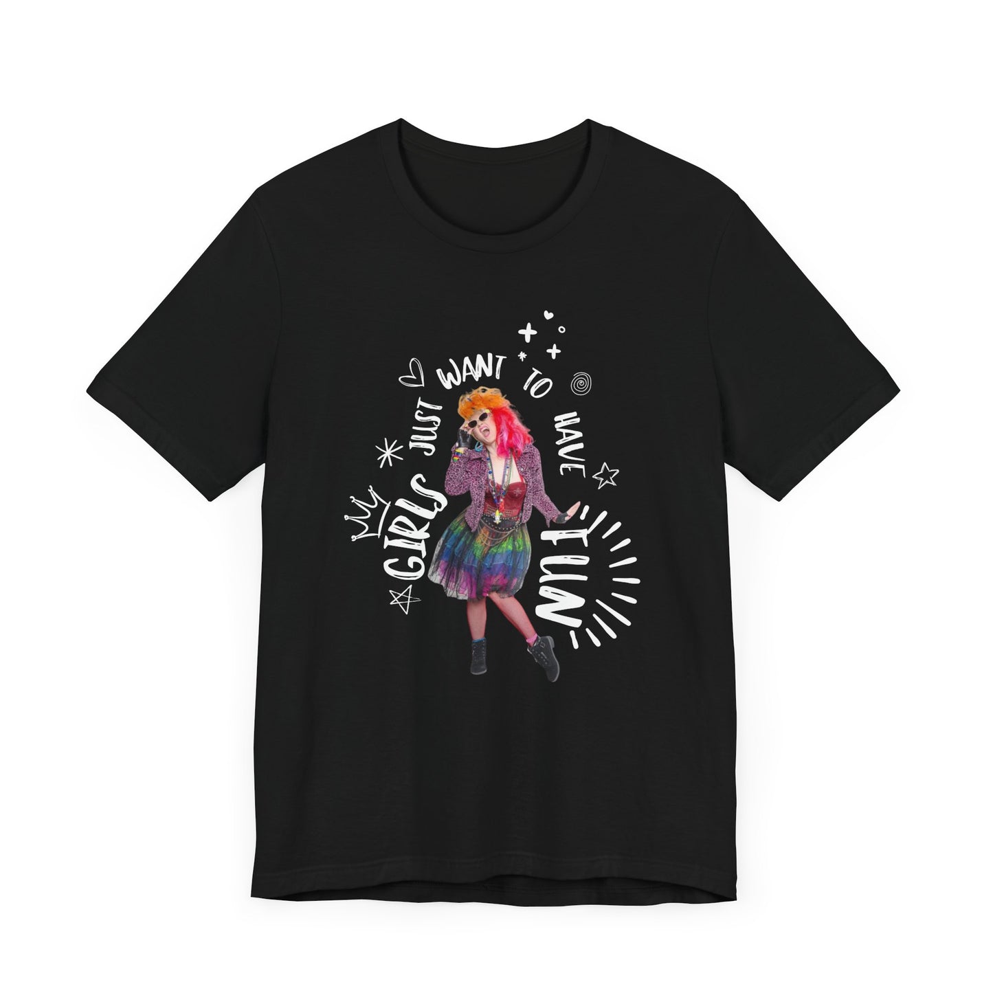 Cyndi - Girls Just Want to Have Fun - Unisex Jersey Short Sleeve Tee