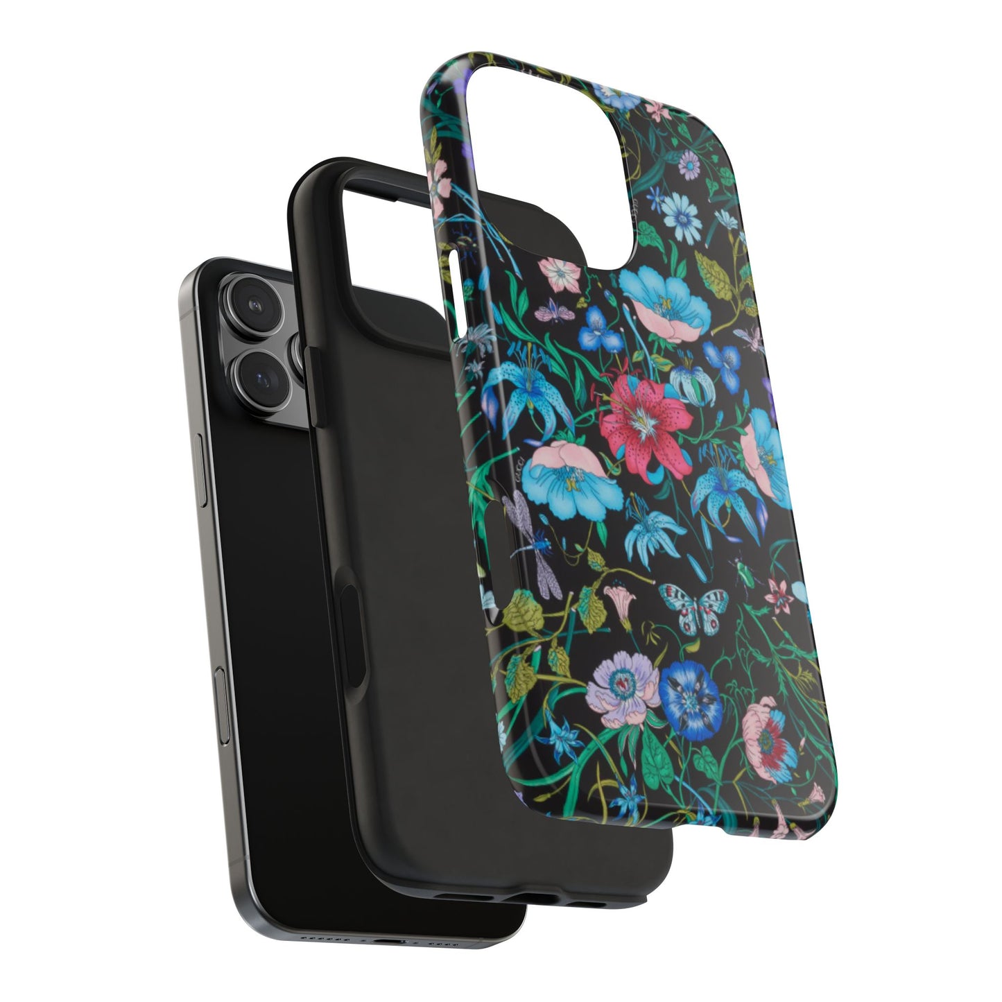 Vibrant Floral Tough Phone Case - Stylish and Durable Protection