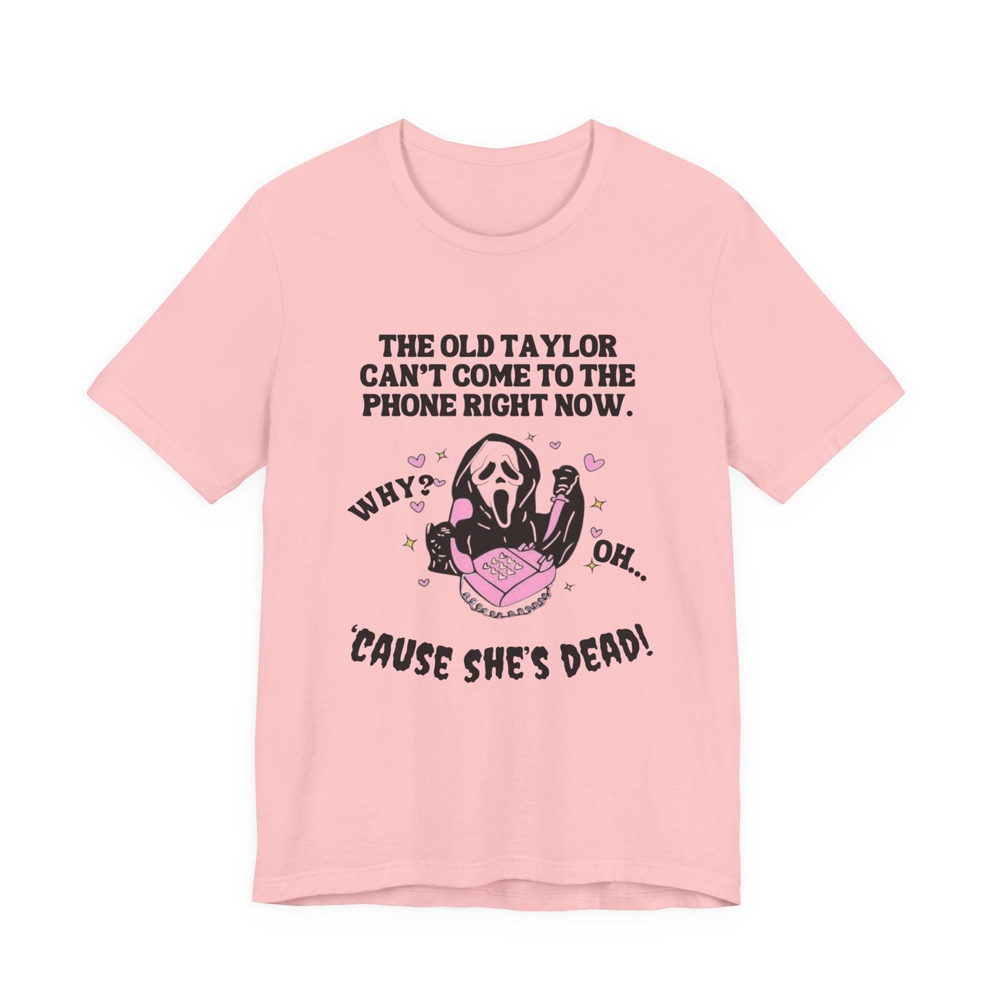 Swiftie Halloween Ghost Face - Unisex Jersey Short Sleeve Tee