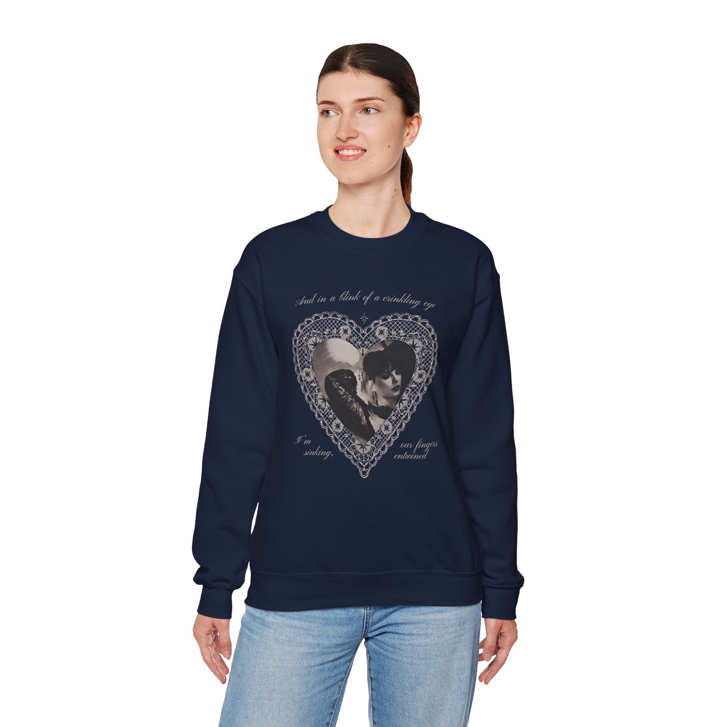 Crinkling Eye - Unisex Heavy Blend™ Crewneck Sweatshirt