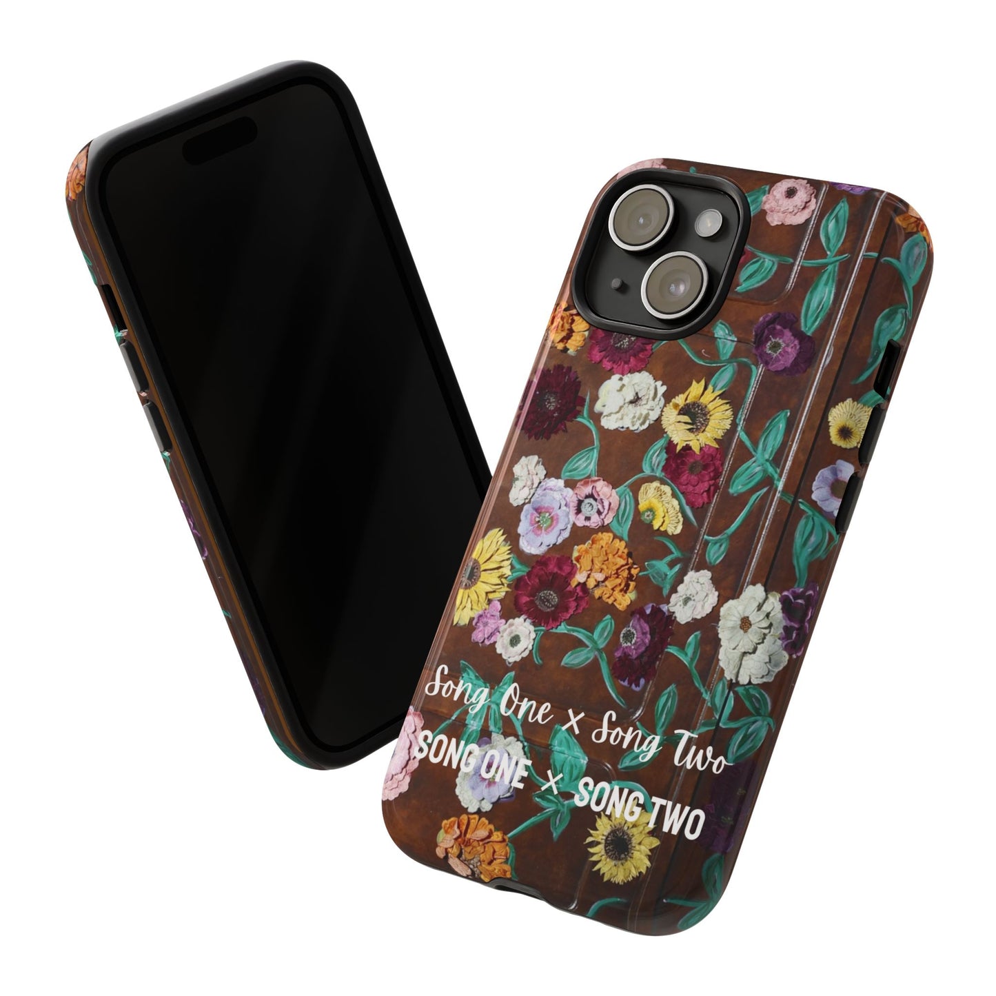 CUSTOMIZABLE with Surprise Song Titles - Surprise Song Floral Piano - Tough Cases