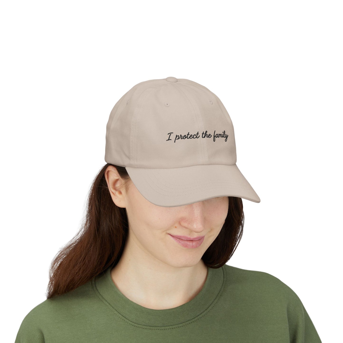 Embroidered I Protect the Family "Dad Hat", Baseball Hat