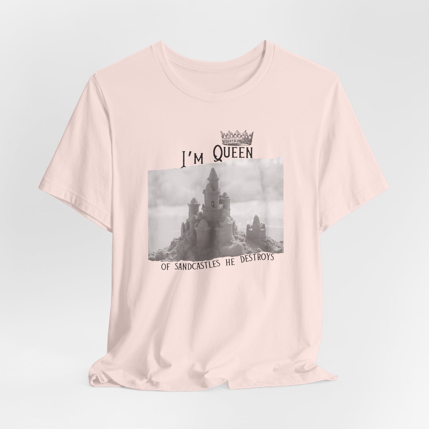 Queen of sandcastles he destroys -  Bella Canvas Unisex Tee, Perfect Gift for Swifties, Trendy Summer Wear, Soft Cotton T-Shirt, Positive Vibe Apparel